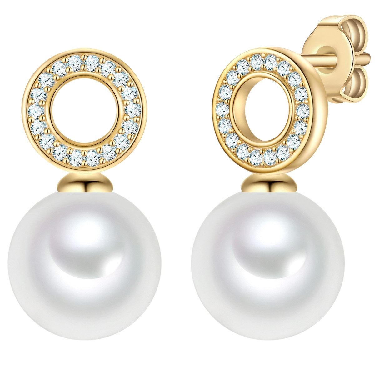 Rafaela Donata Paar Ohrstecker gelbgold