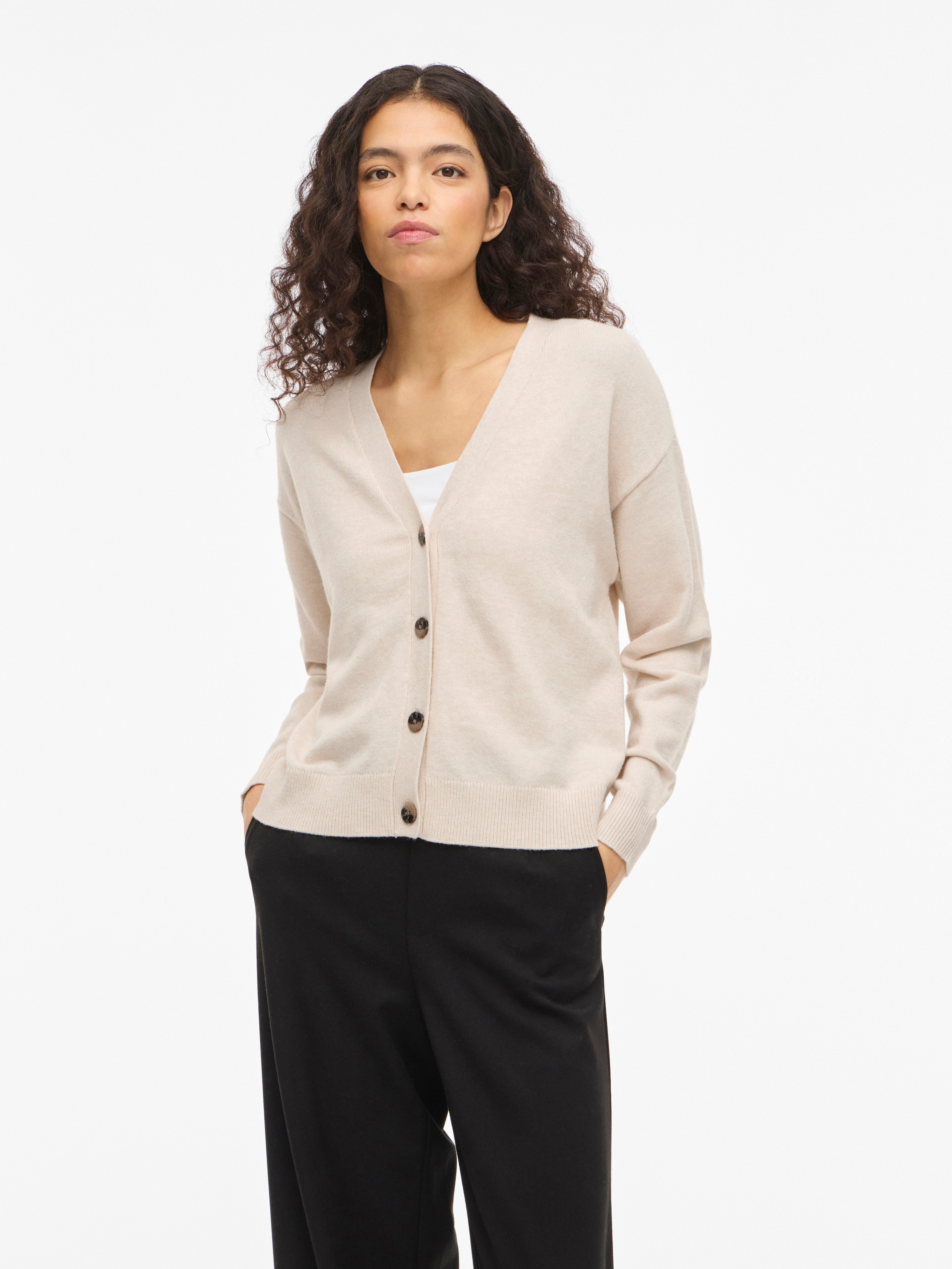 Vila Strickjacke VIRIL V-NECK KNIT CARDIGAN - NOOS günstig online kaufen