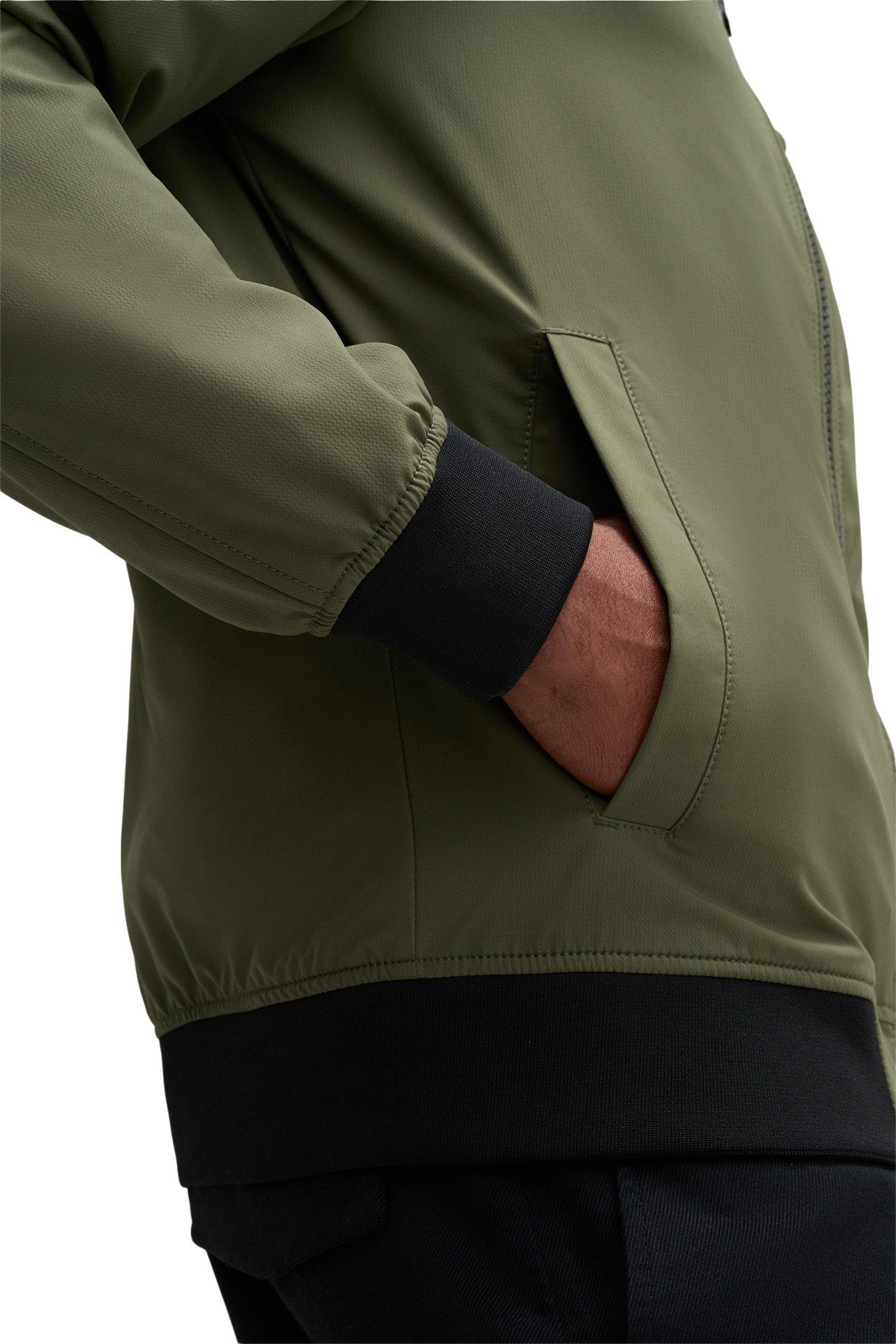 Strellson Windbreaker Blouson-Übergangsjacke Clearwater Flex (wind- und wasserfest) grün