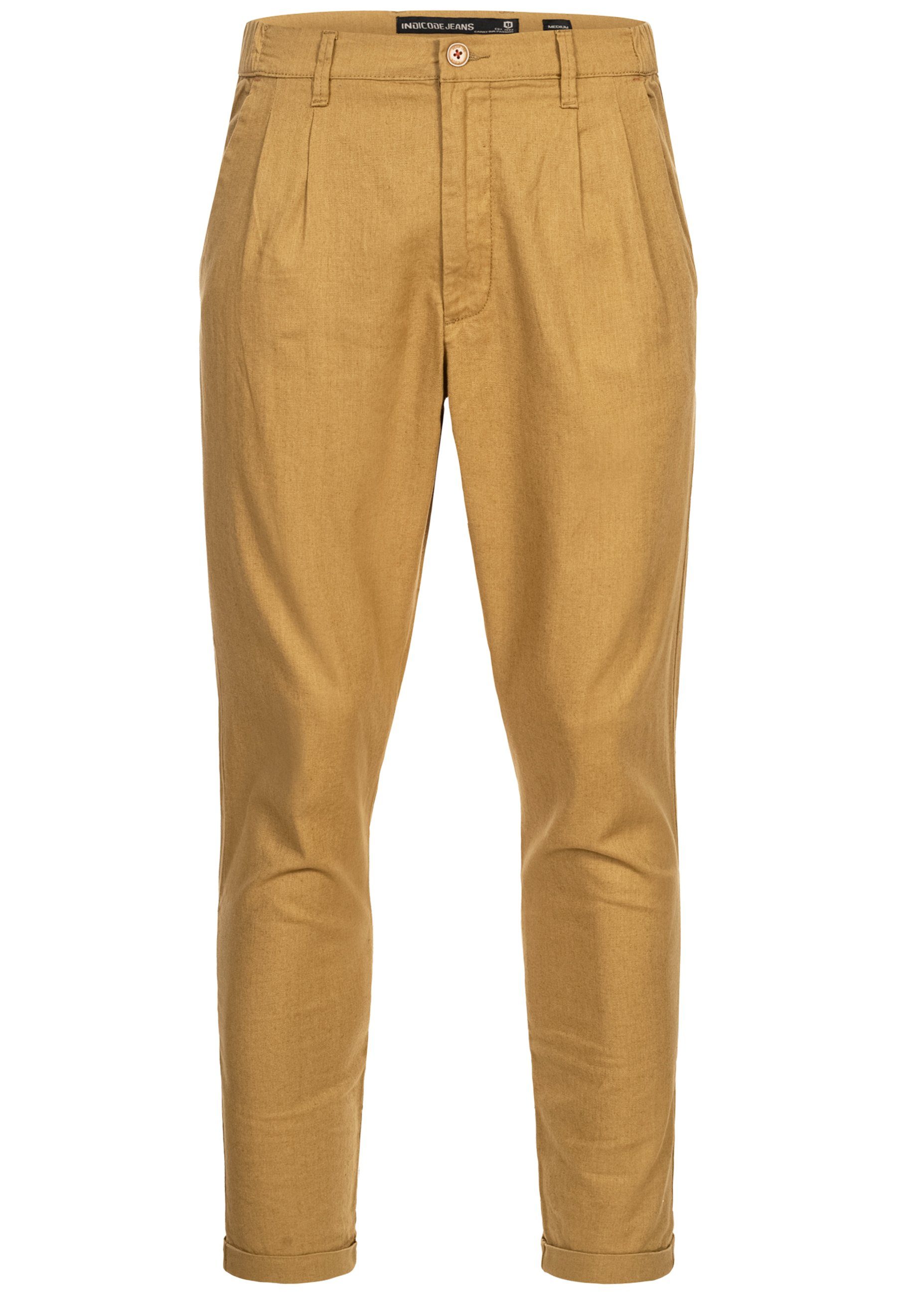 Indicode Leinenhose Cunningham günstig online kaufen