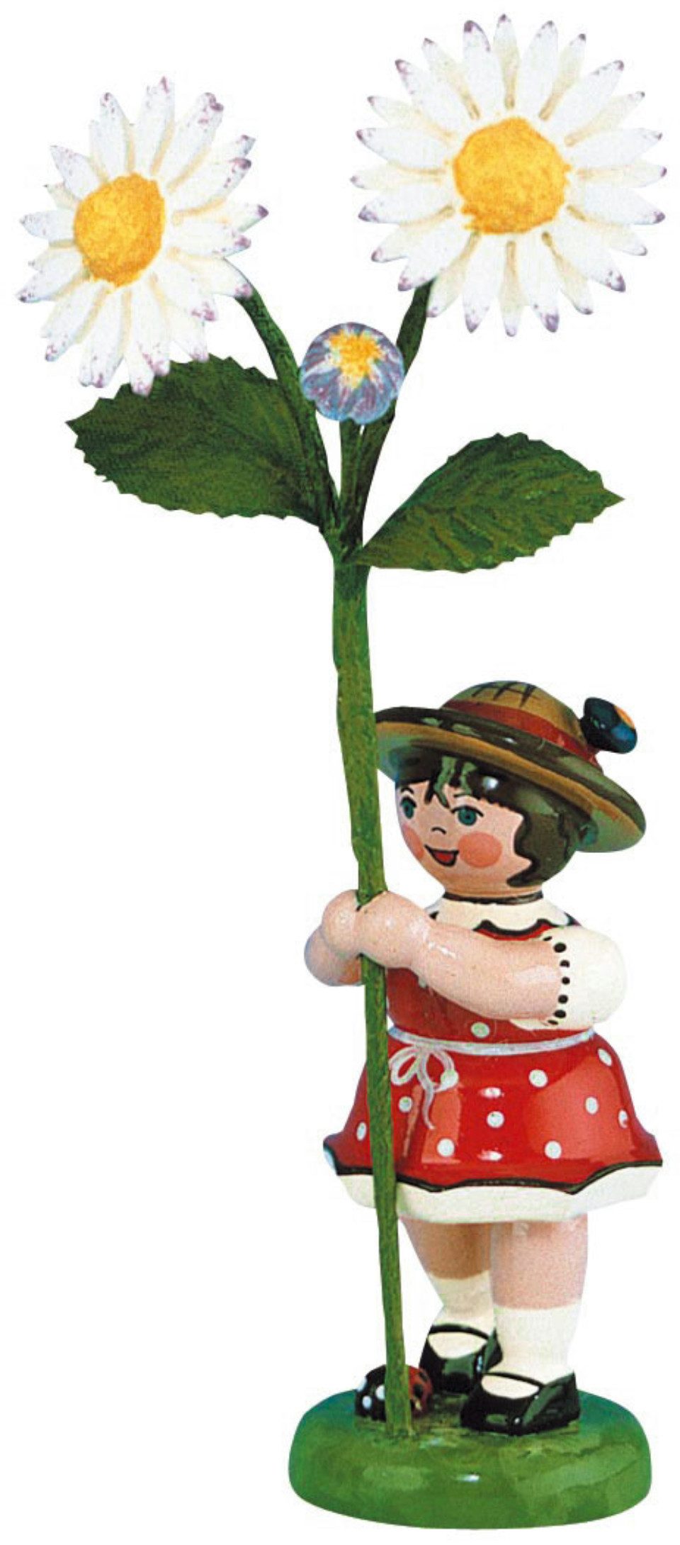 Hubrig Volkskunst Zschorlau Erzgebirge Sammelfigur Hubrig Blumenkind / Blum günstig online kaufen