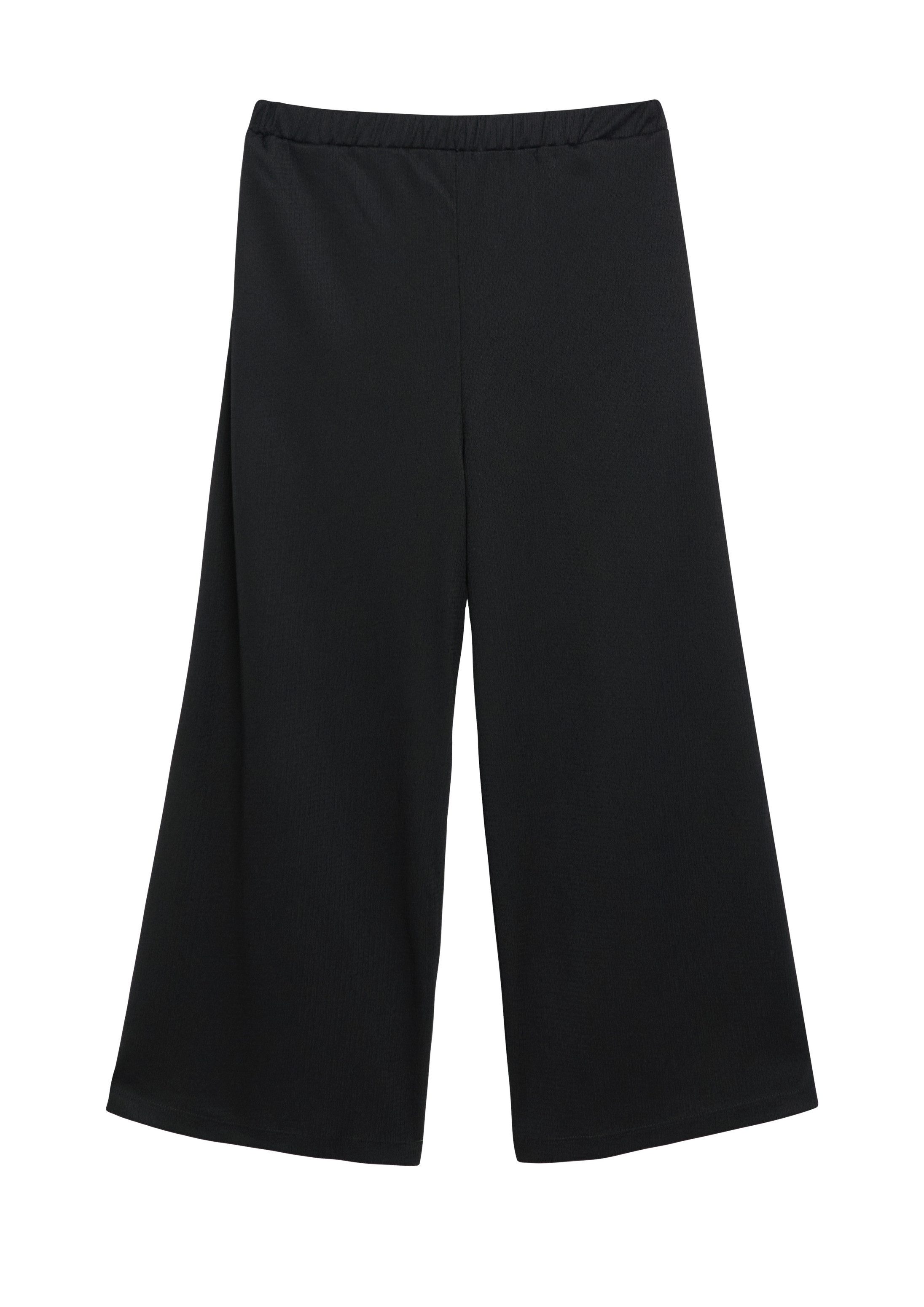 s.Oliver Culotte Hose Strukturierte Culotte mit Elastikbund