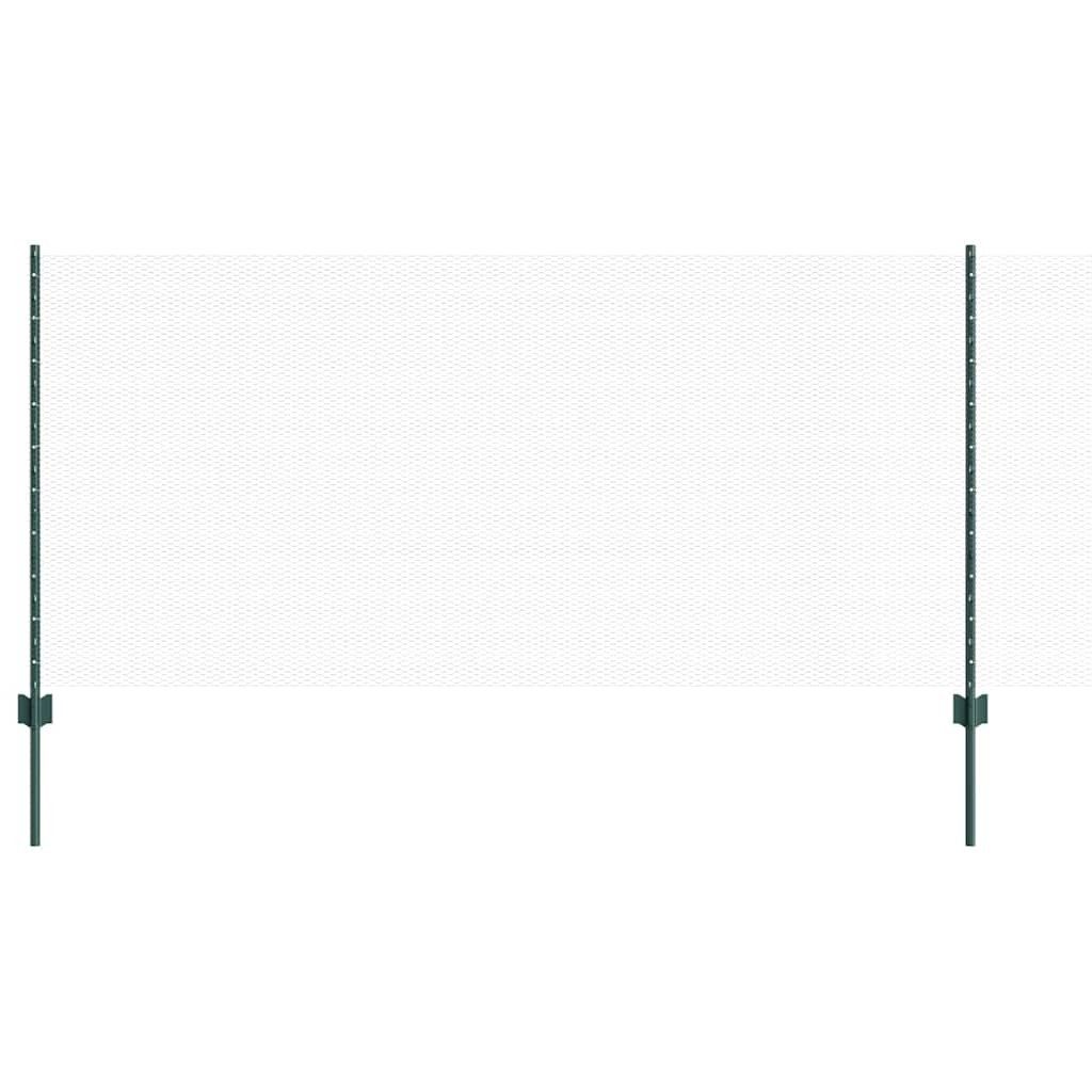 vidaXL Gartenzaun Zaun mit Pfosten Grün günstig online kaufen