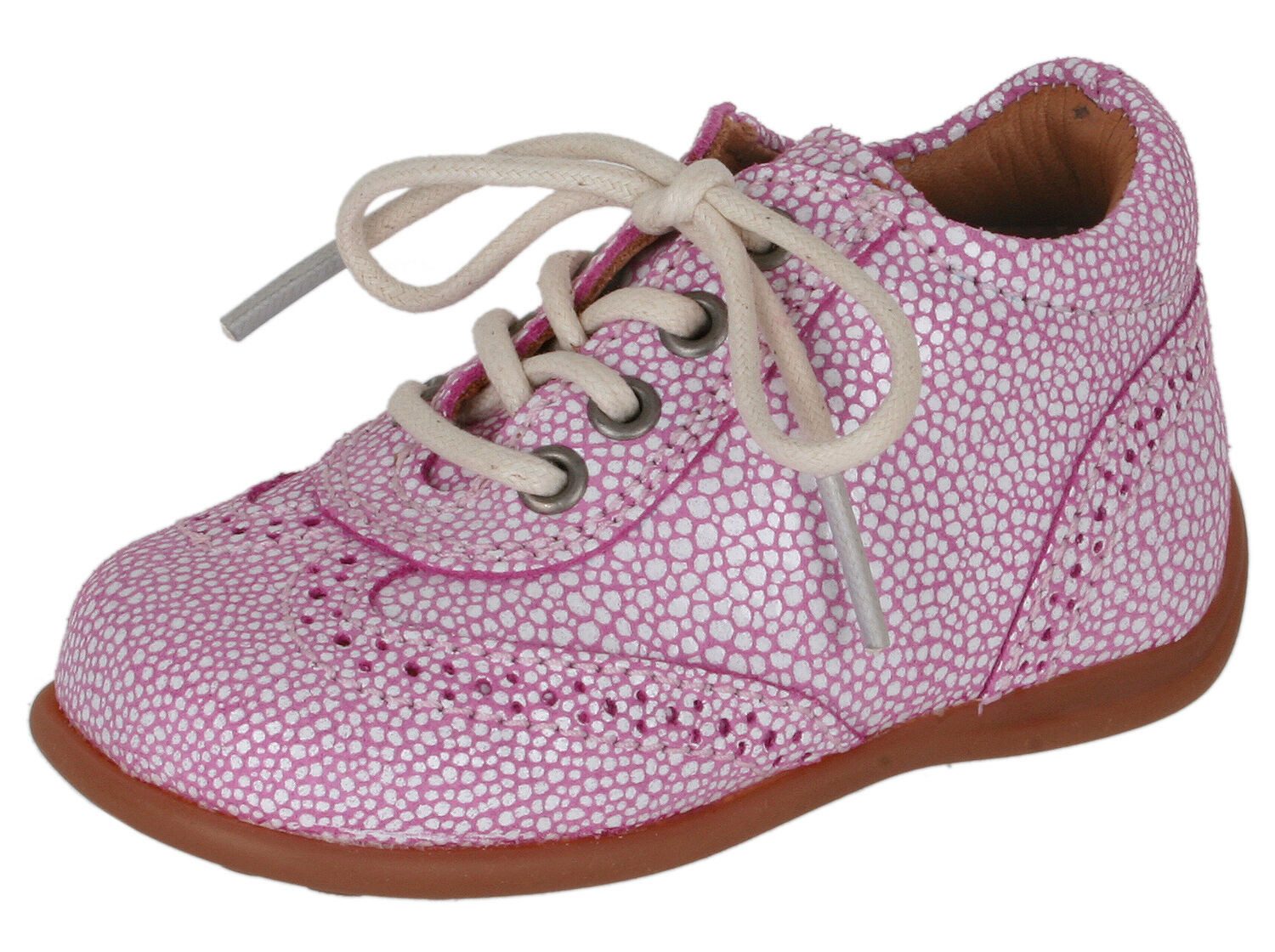 Bisgaard Bisgaard 21202 Leder Kinder Lauflern- Halbschuhe mit Stern Lauflernschuh