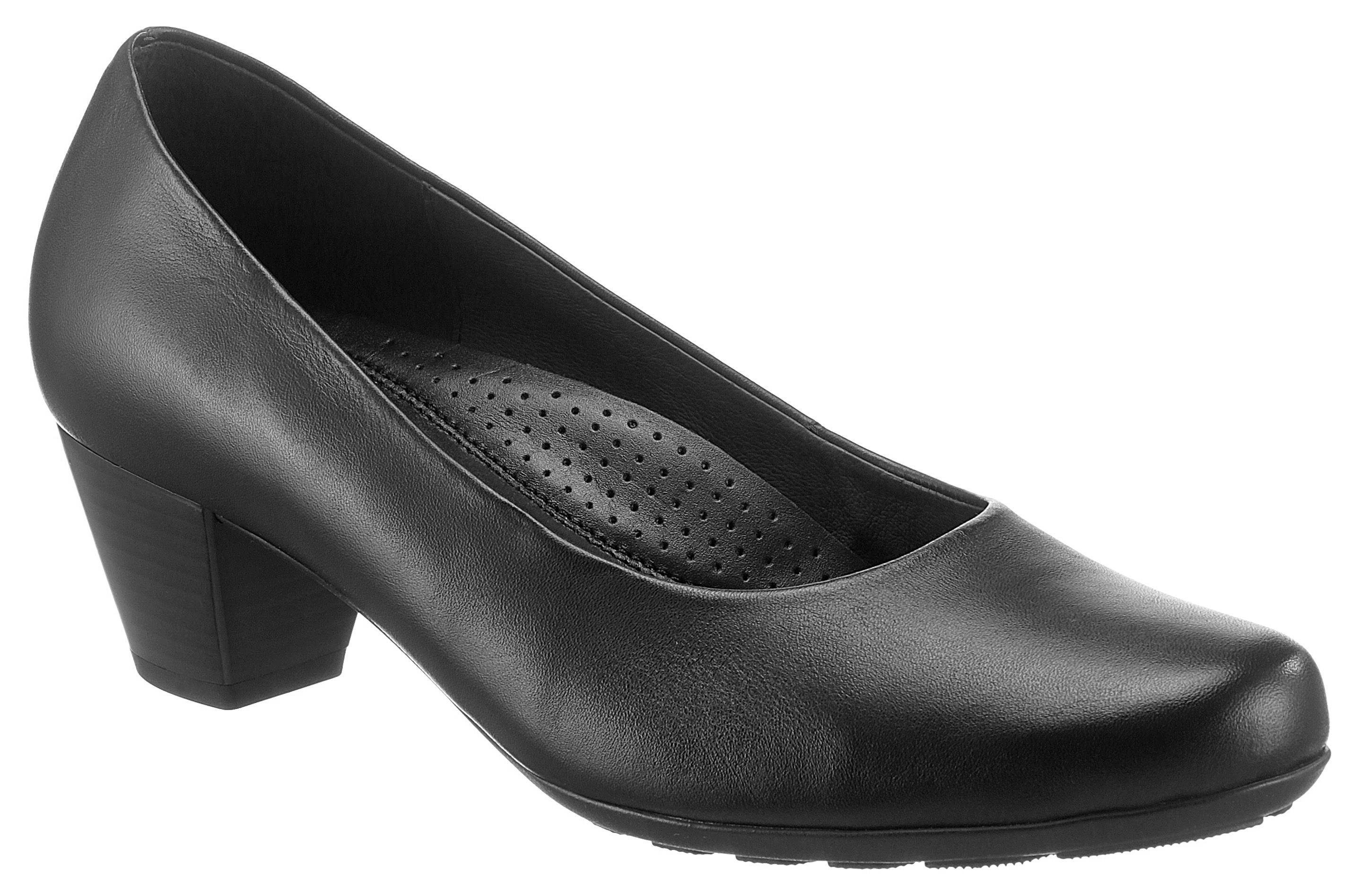 Gabor ST.TROPEZ Gummilaufsohle Pumps rutschhemmender schwarz mit