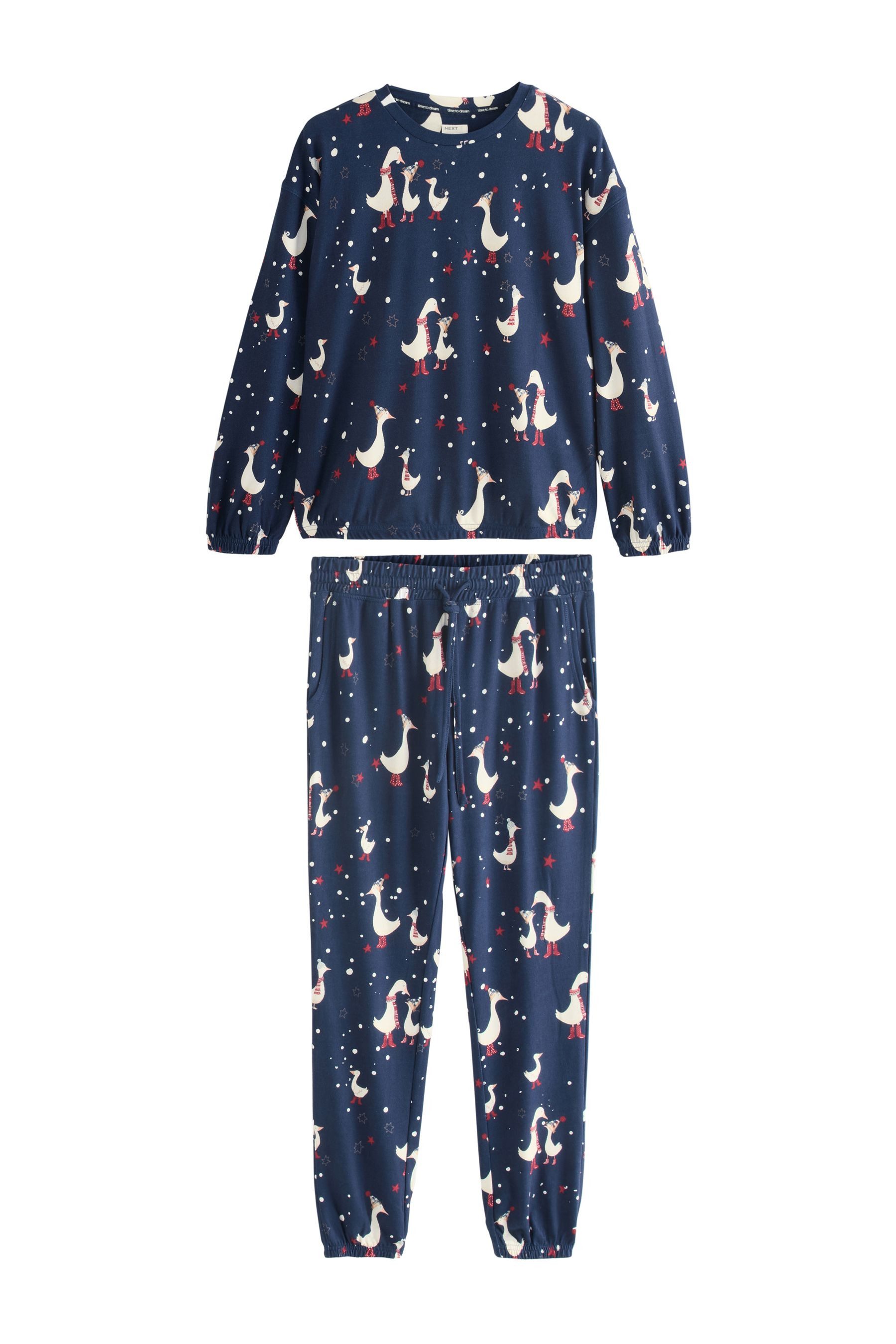 Next Pyjama Weicher, langärmeliger Schlafanzug (2 günstig online kaufen