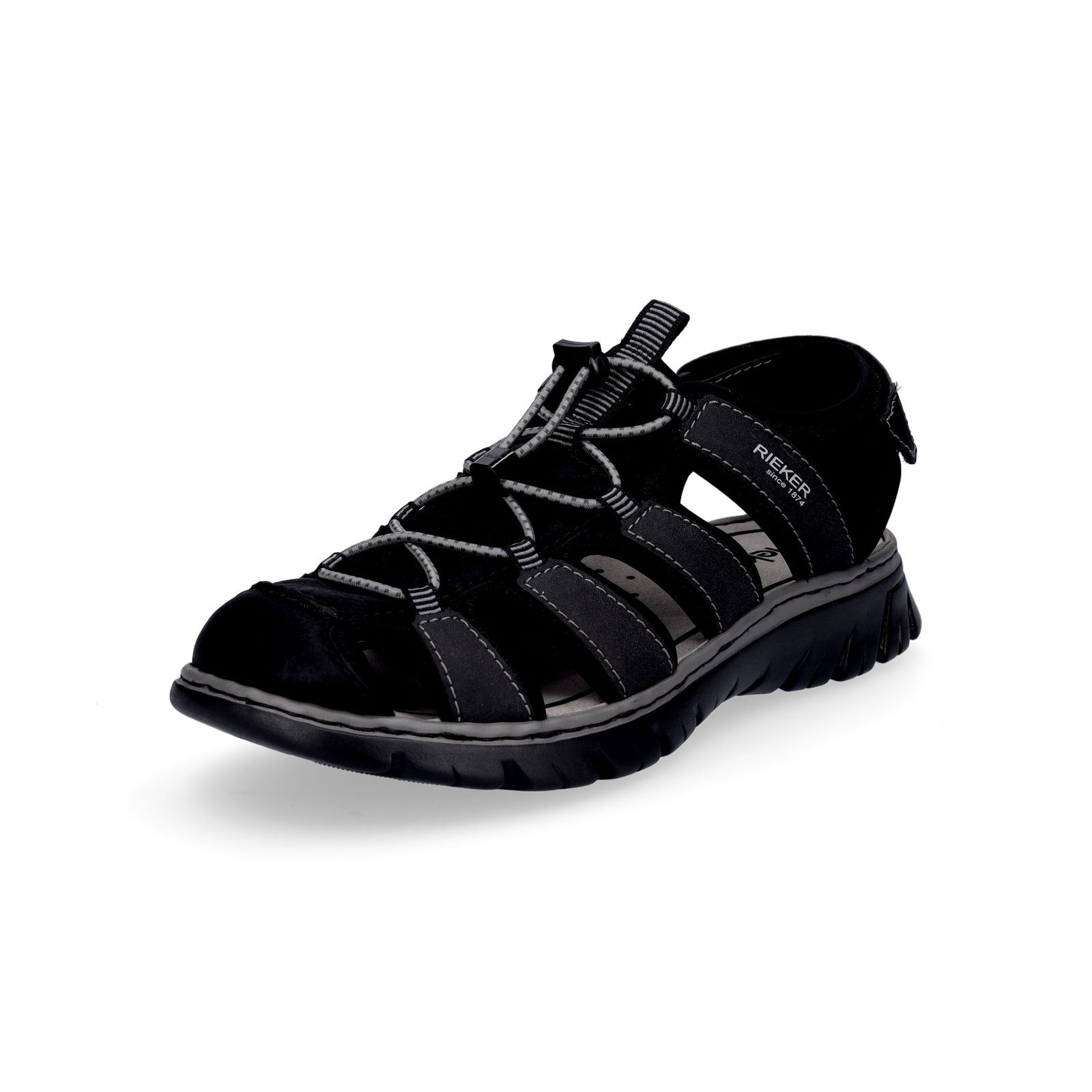 Rieker Rieker Herren Trekking Sandale schwarz Sandale günstig online kaufen