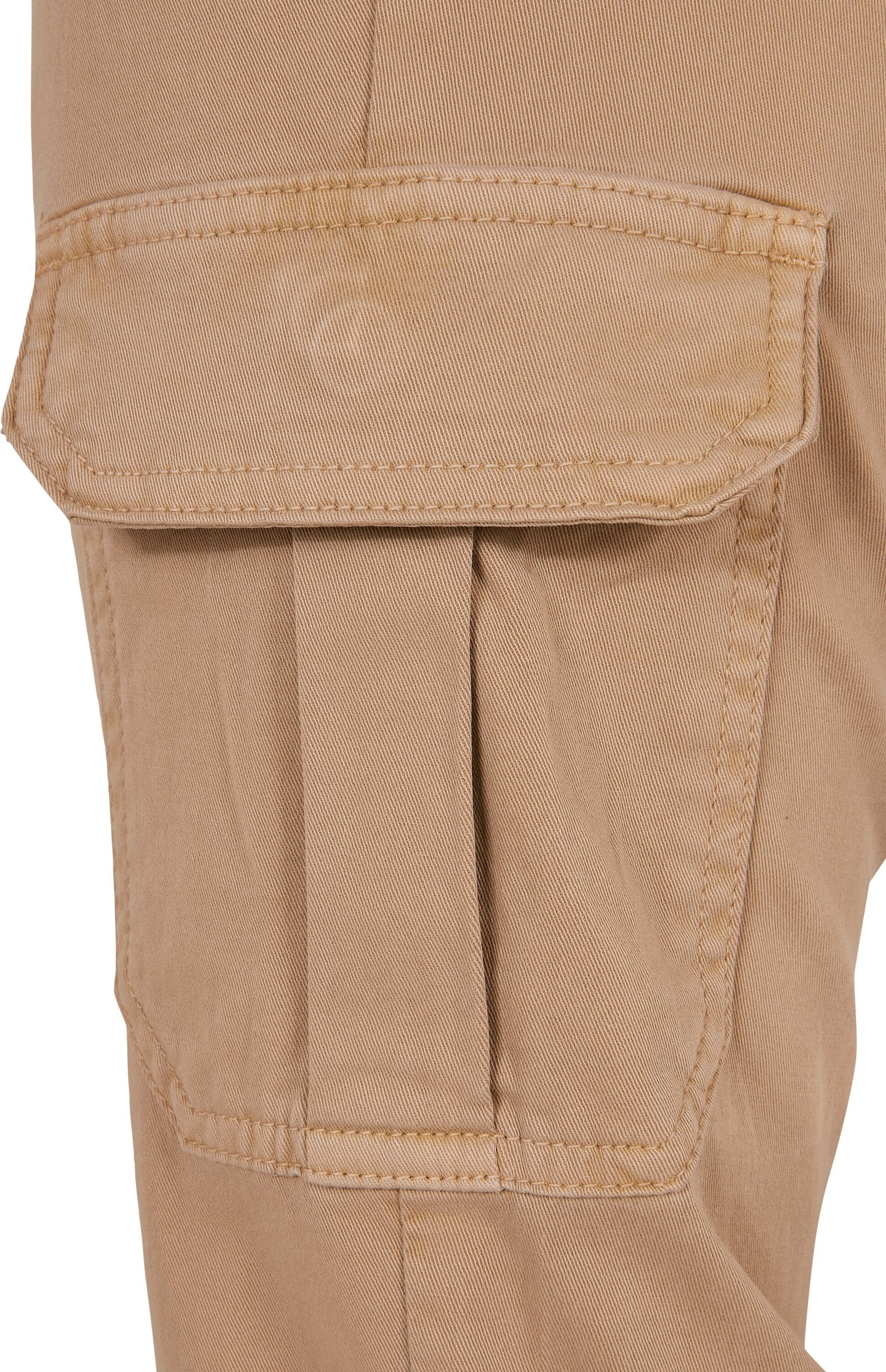 (1-tlg) URBAN Ladies Cargo unionbeige Pants High Cargohose Damen Waist CLASSICS