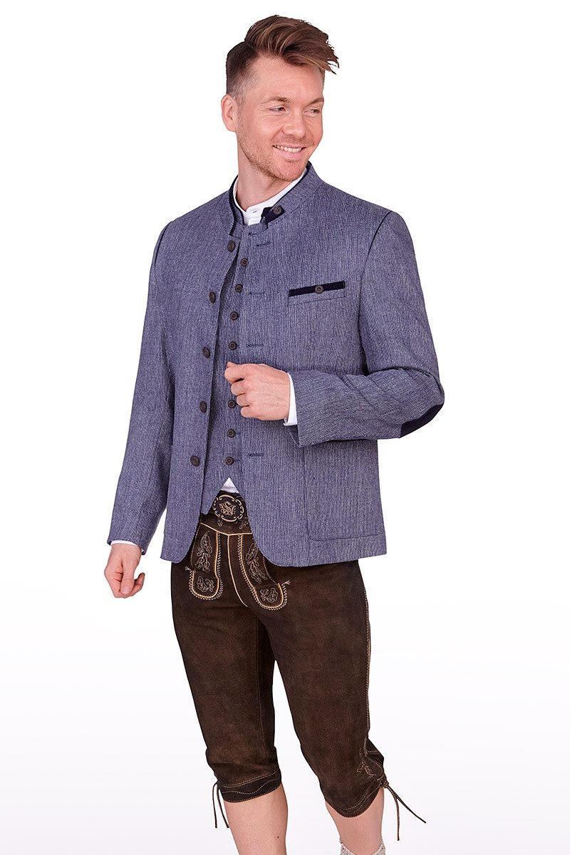 Hammerschmid Trachtenjanker Janker - SEBASTIAN - blau