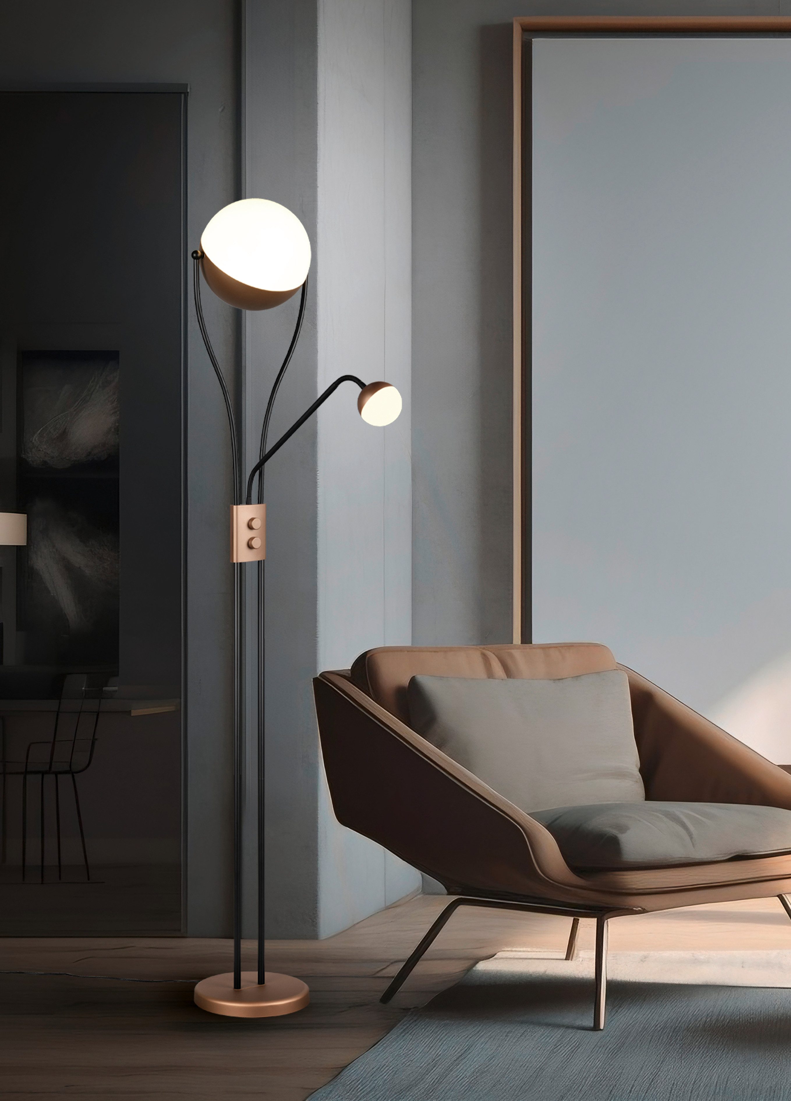 TRIO Leuchten LED Stehlampe CHRIS, LED günstig online kaufen