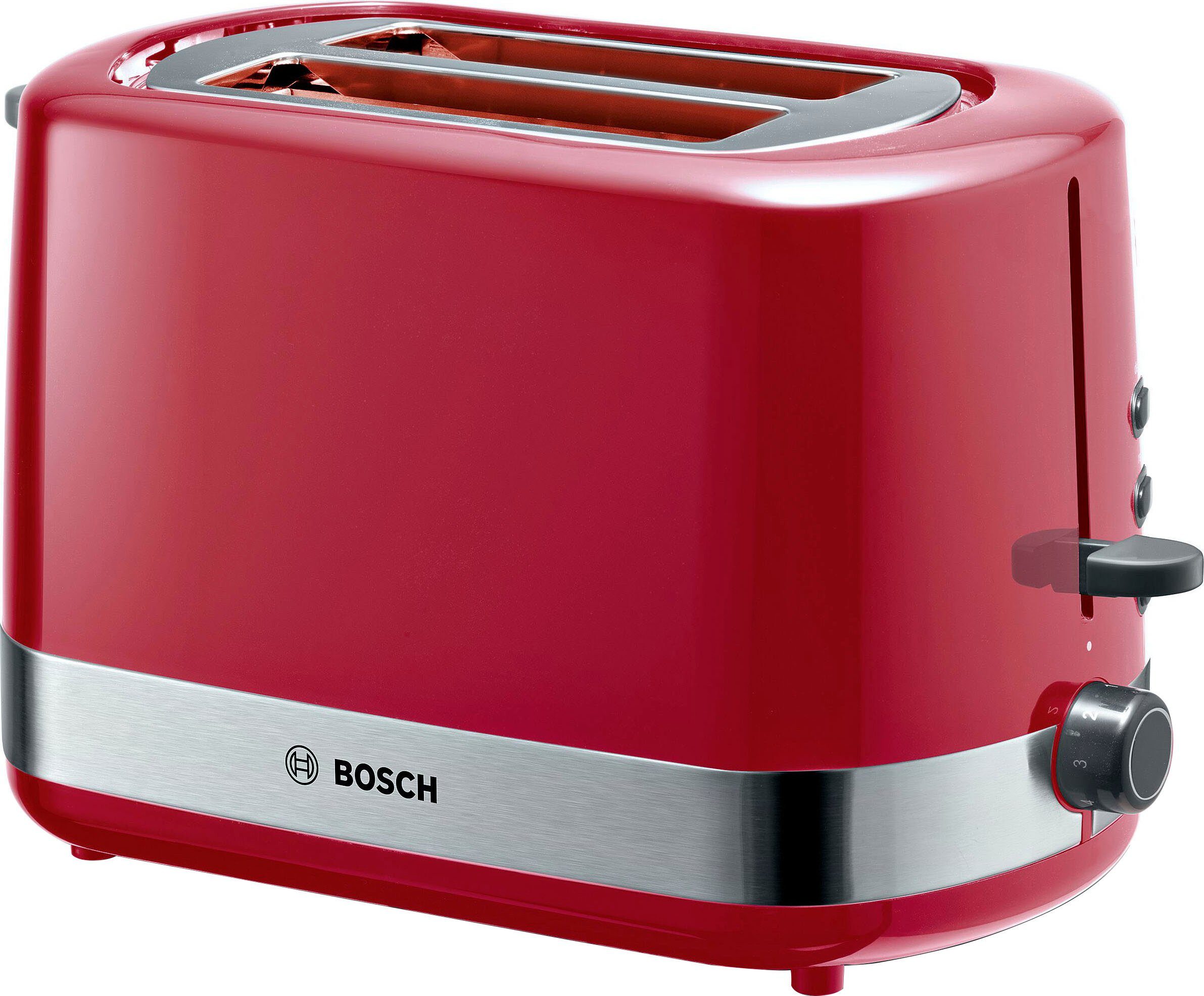 BOSCH Toaster TAT6A514, 2 kurze Schlitze, für 2 Scheiben, 800 W