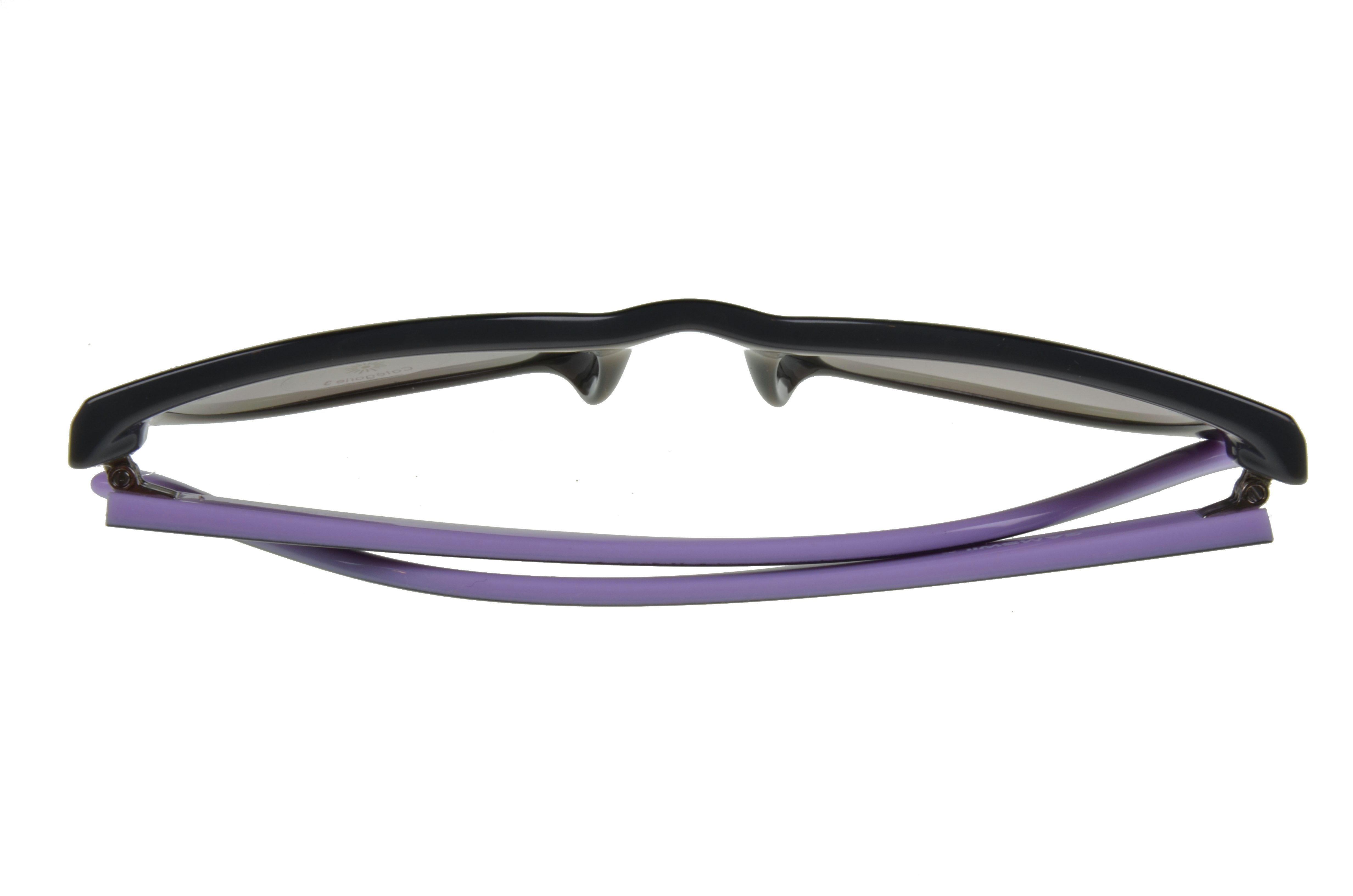 WM7027 GAMSSTYLE schwarz Brille Mode lila, Damen lila Sonnenbrille schwarz beige, - Gamswild Cat-Eye - Herren Unisex /