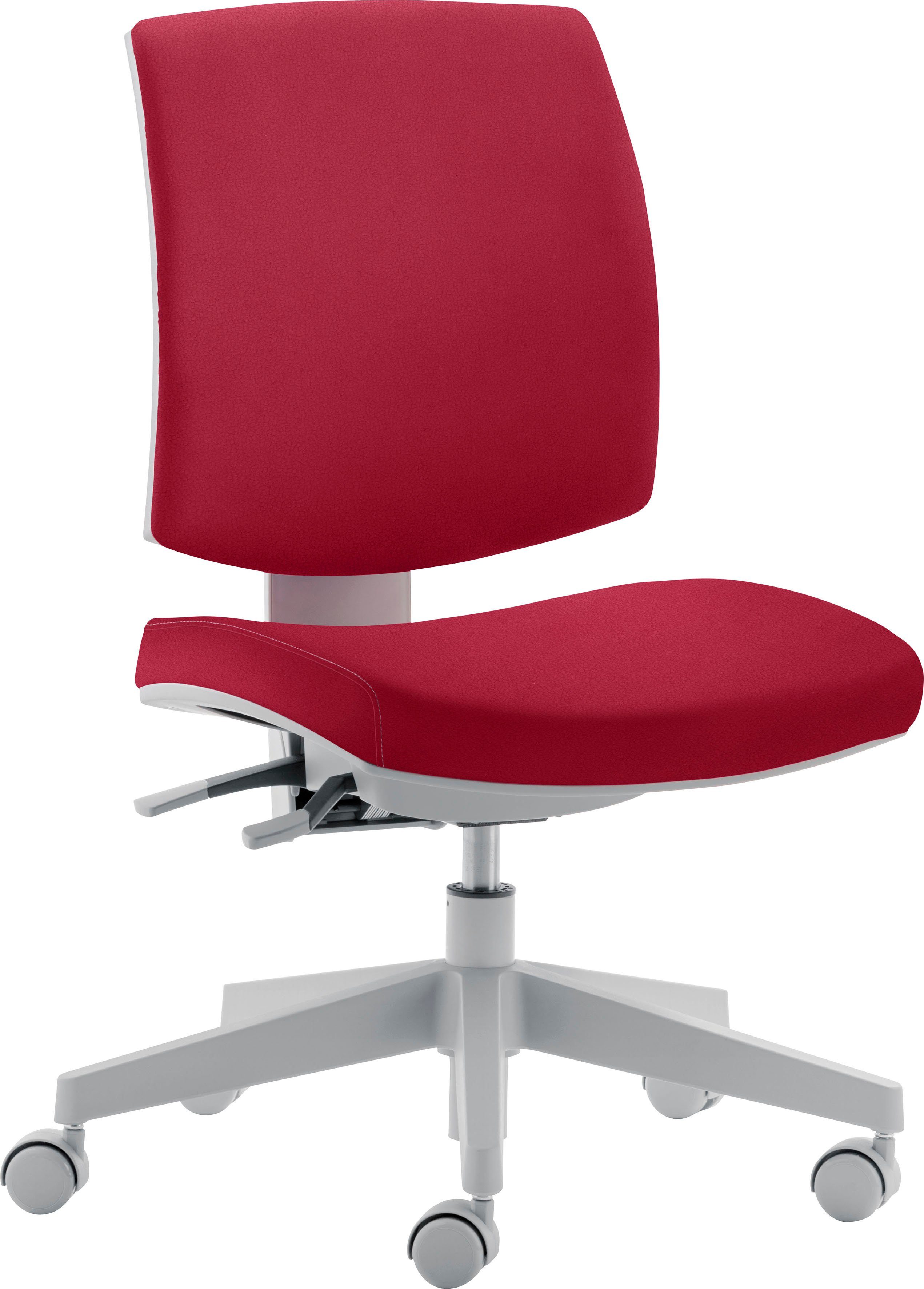 Mayer Sitzmöbel Drehstuhl 2432, AQUA CLEAN-TECHNOLOGIE Rot | Rot