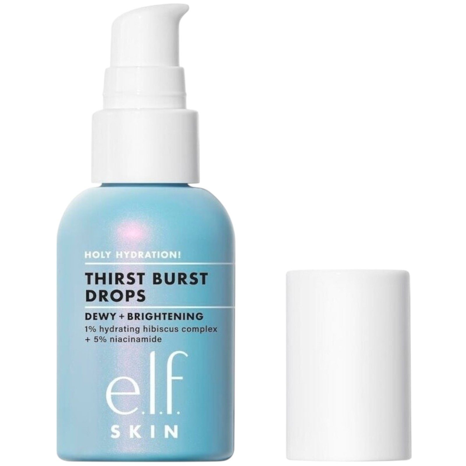 e.l.f Gesichtsserum Holy Hydration Thirst Burst Drops Feuchtigkeitsserum weiss 30 ml