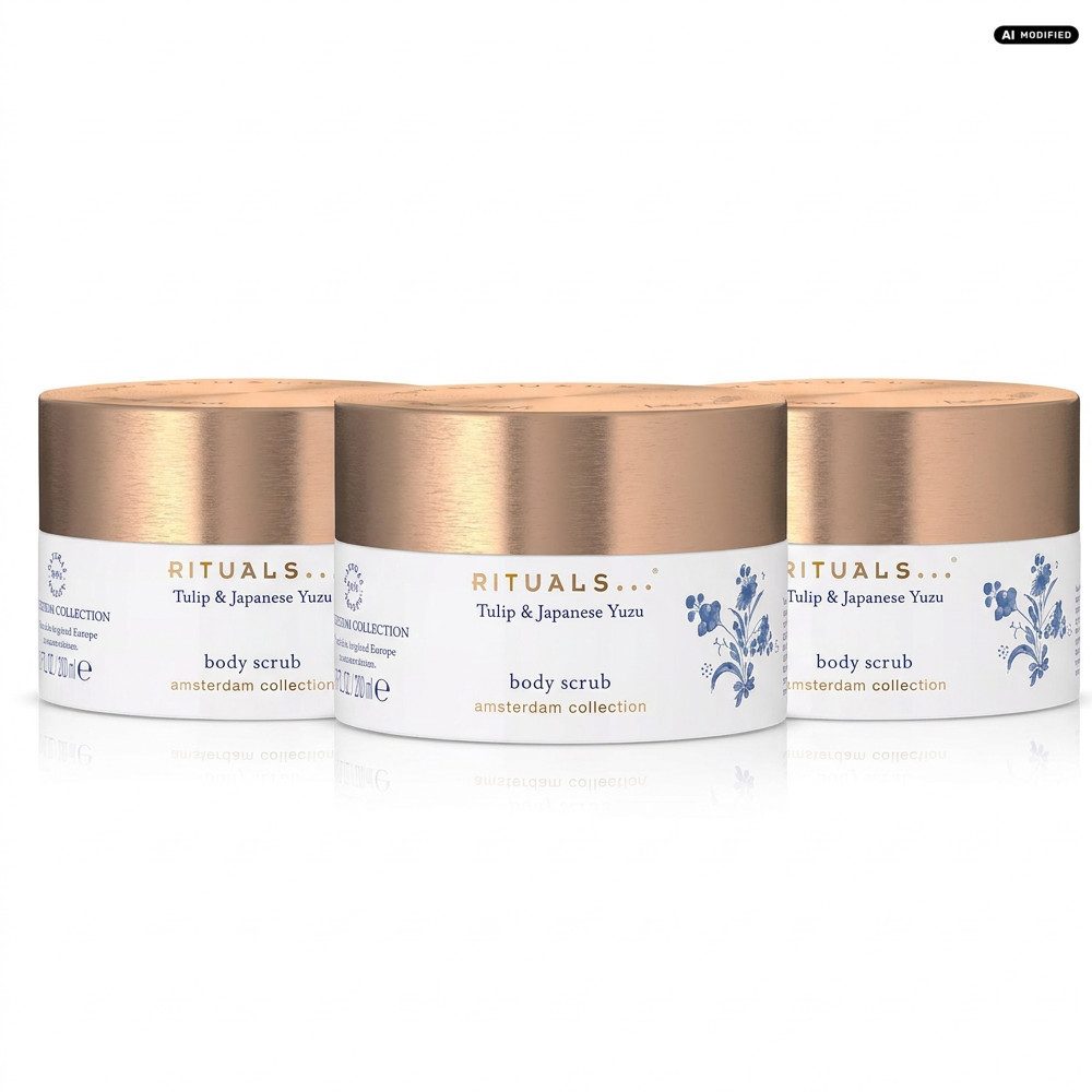 Rituals Körperpeeling Rituals Amsterdam Collection Body Scrub 3er Set, Vorteilspack mit drei Amsterdam Collection Body Scrubs