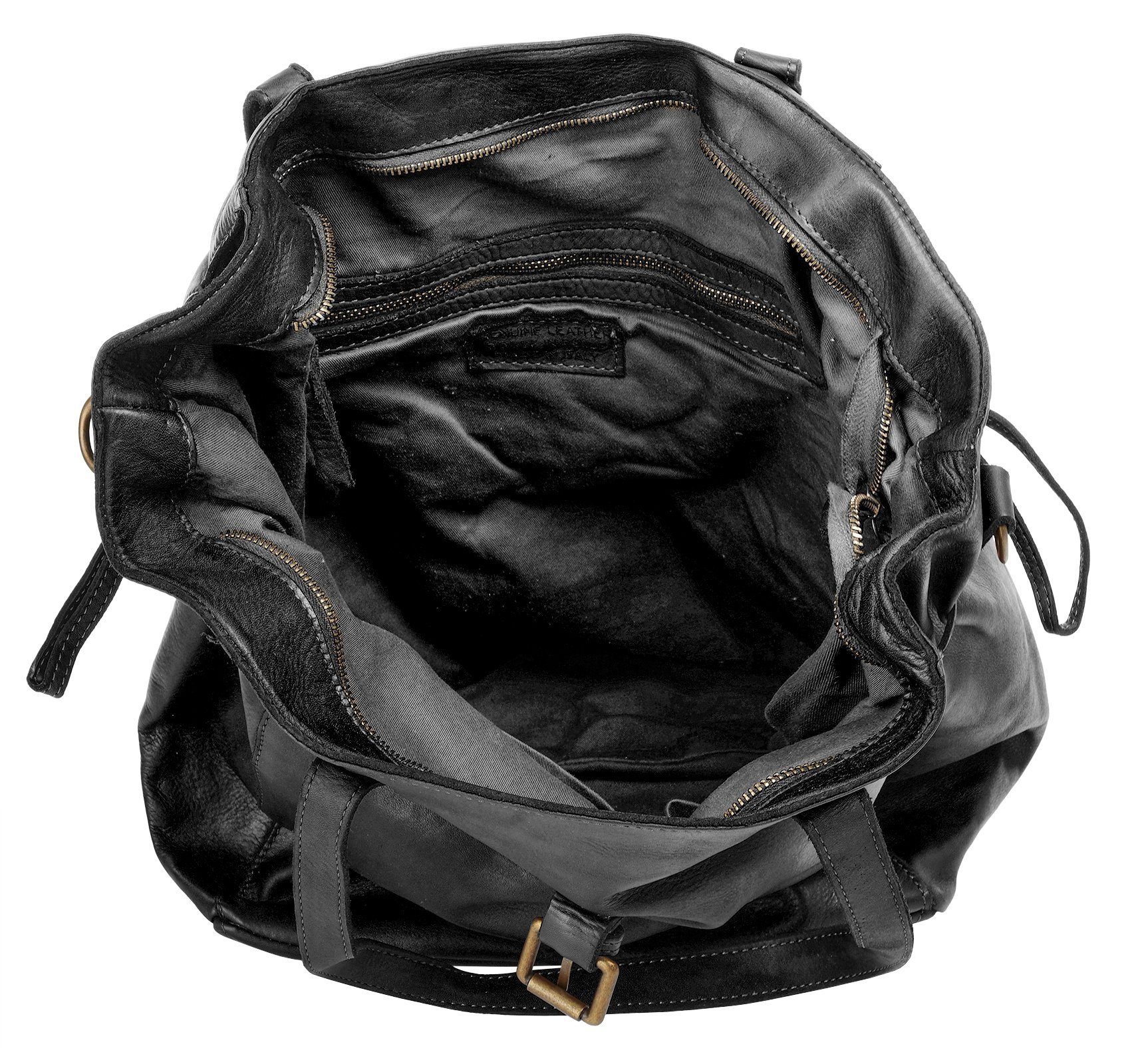 forty° Shopper (1-tlg), echt Leder, Made in Italy