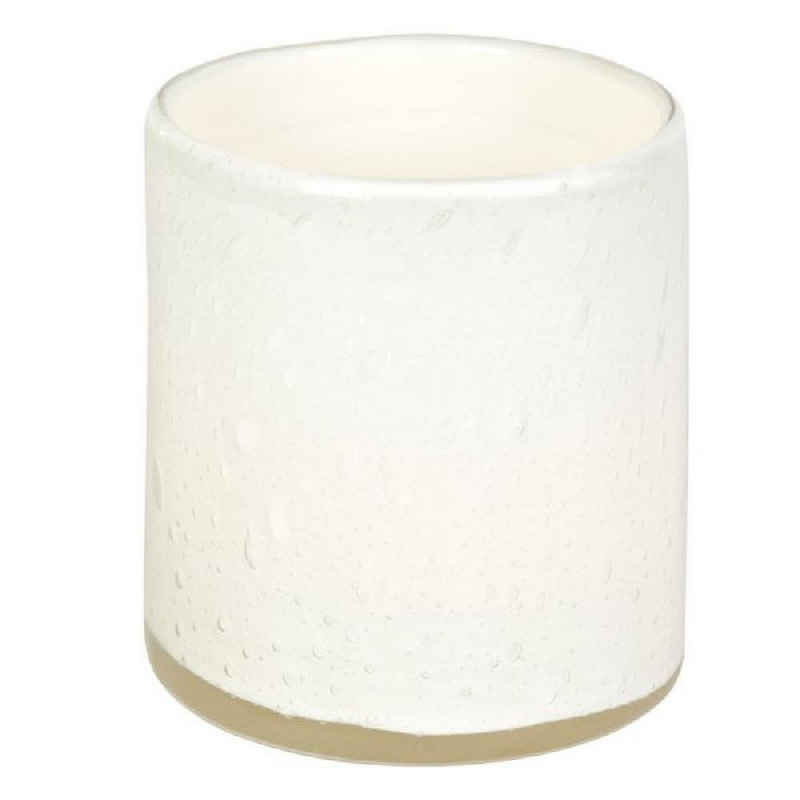 Lambert Kerzenhalter Windlicht oder Vase Glas Elfenbein (13cm)