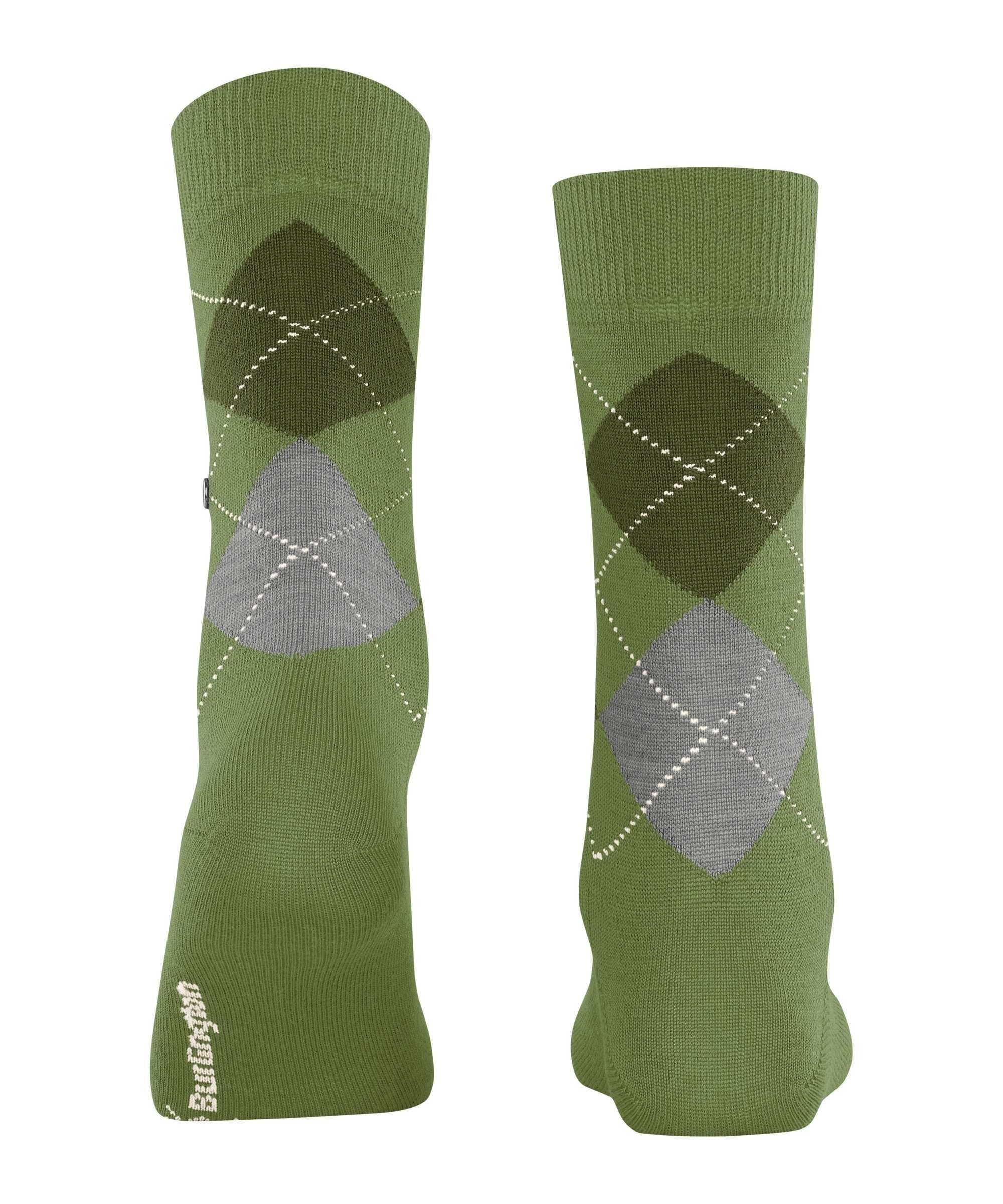 Socken - Damen (Shamrock) Grün Kurzstrumpf Burlington Kurzsocken MARYLEBONE