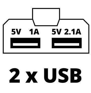 Einhell Einhell USB-Akku-Adapter TC-CP 18 Li USB-Solo für 18 V PXC Akkus Zusatz-Akku