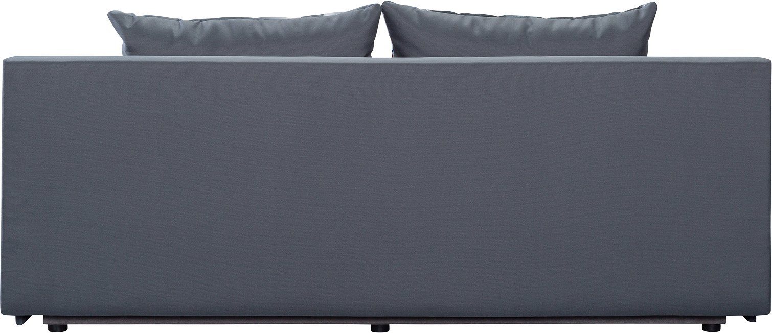 exxpo - sofa fashion 3-Sitzer Tabou Sound Scream Schlafsofa Breite 193cm, mit Schlaffunktion und Bettkasten, inkl. loser Zier- und Rückenkissen