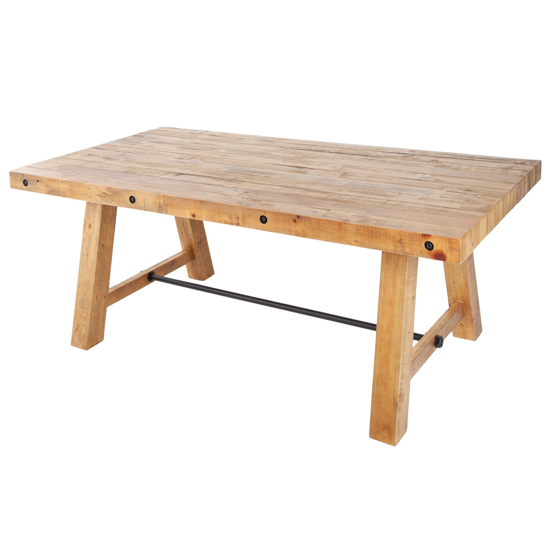 riess-ambiente Esstisch FINCA 165cm vintage braun, recyceltes Massivholz · günstig online kaufen