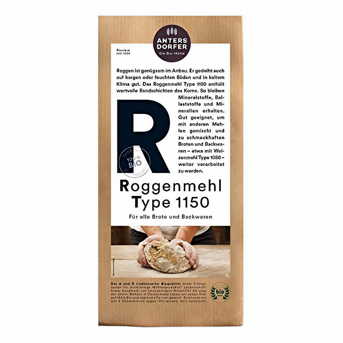 Ant Mehl Antersdorfer - Roggenmehl Type 1150 bio - 1 kg
