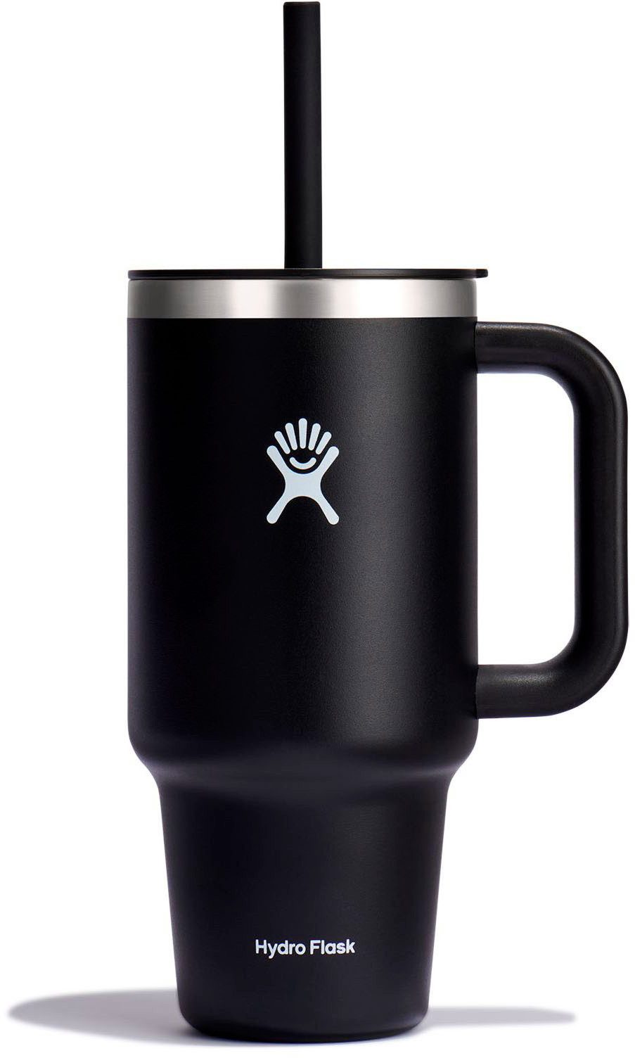 Hydro Flask Thermobecher All Around Travel Tumbler in den Größen 24 oz/ 32 oz / 40 oz, Edelstahl, Thermo Cup mit Strohhalm
