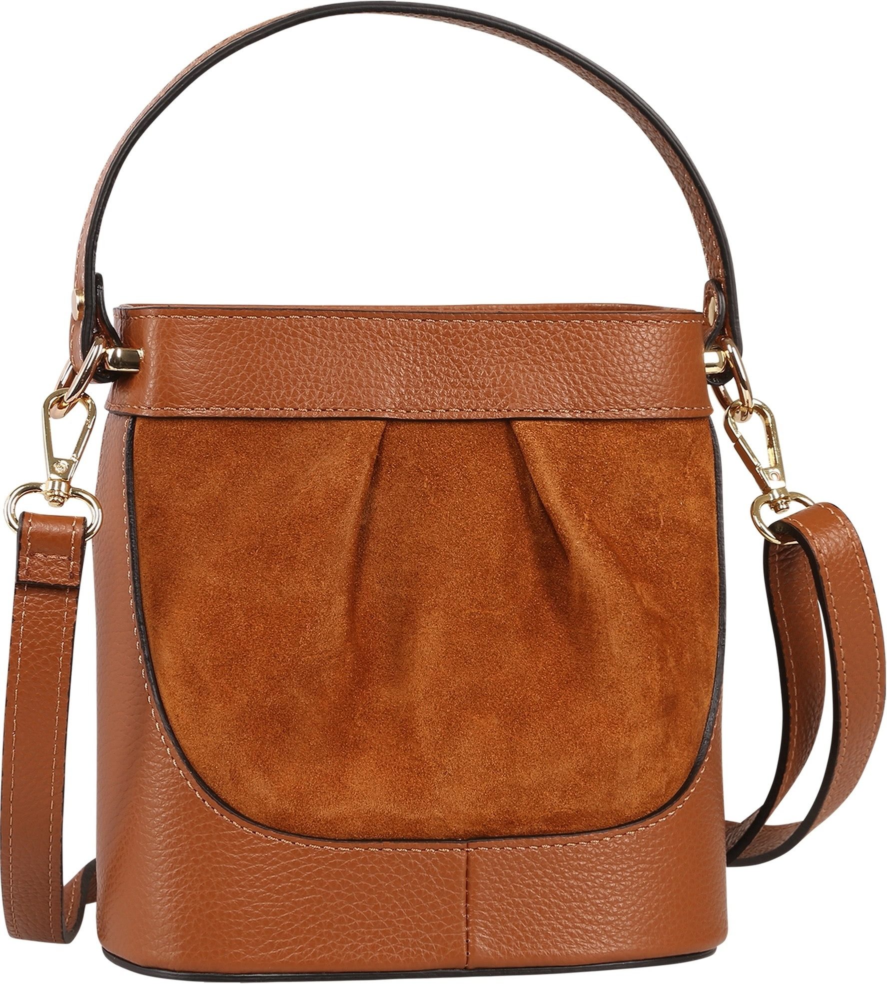 Toscanto Umhängetasche Toscanto Damen Umhängetasche Leder (Umhängetasche), Damen Leder Umhängetasche, hellbraun ca. 18cm