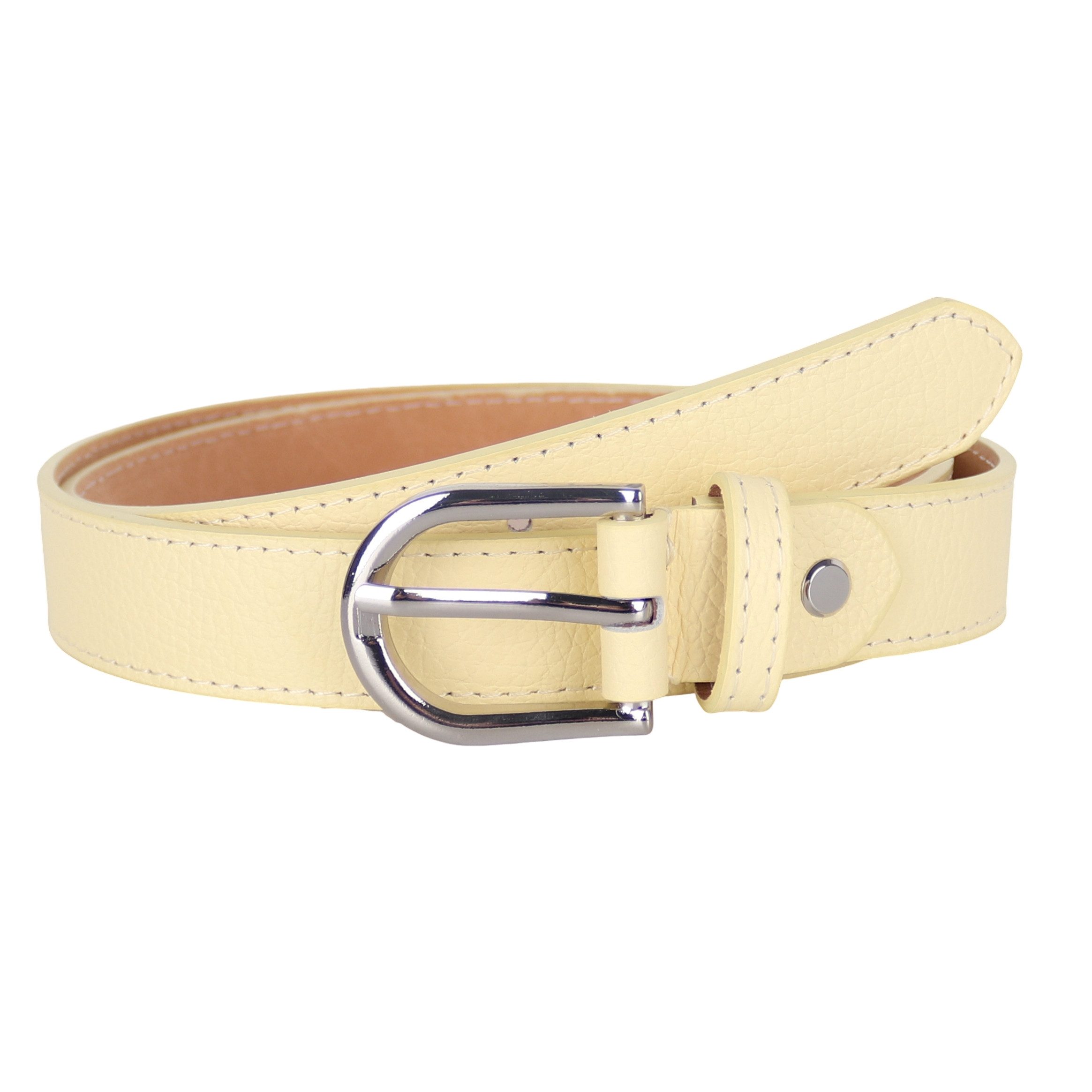 MIRROSI Ledergürtel Damen Herren Gürtel, Made in Italy, 3cm breit (Passt fast zu jeder Hosenschlaufe, aus Echtem Leder)