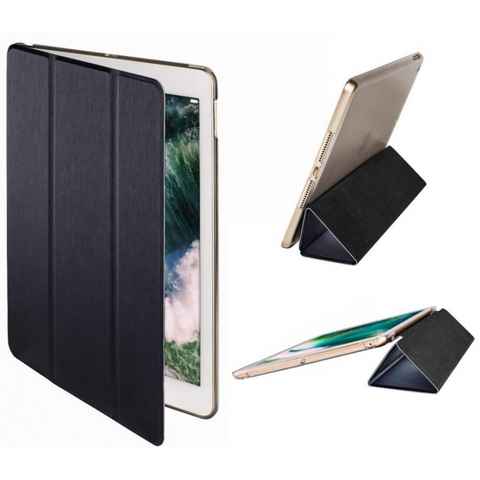 Hama Tablet-Hülle Smart Case Tasche Cover Hülle Bag, Standfunktion, Anti-Kratz, Steuerungszugriff, transparente Rückseite, Magnet-Verschluss, passend für Apple iPad 7 2019 / iPad 8 2020 10,2"