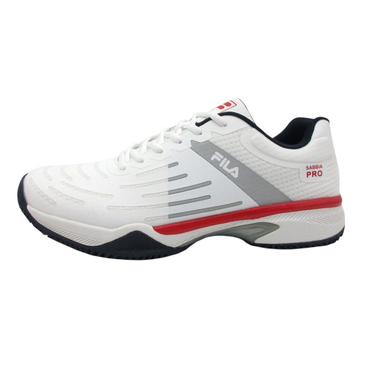 Fila Sabbia Pro Clay/Sandplatz weiss/grau/rot Herren Tennisschuh