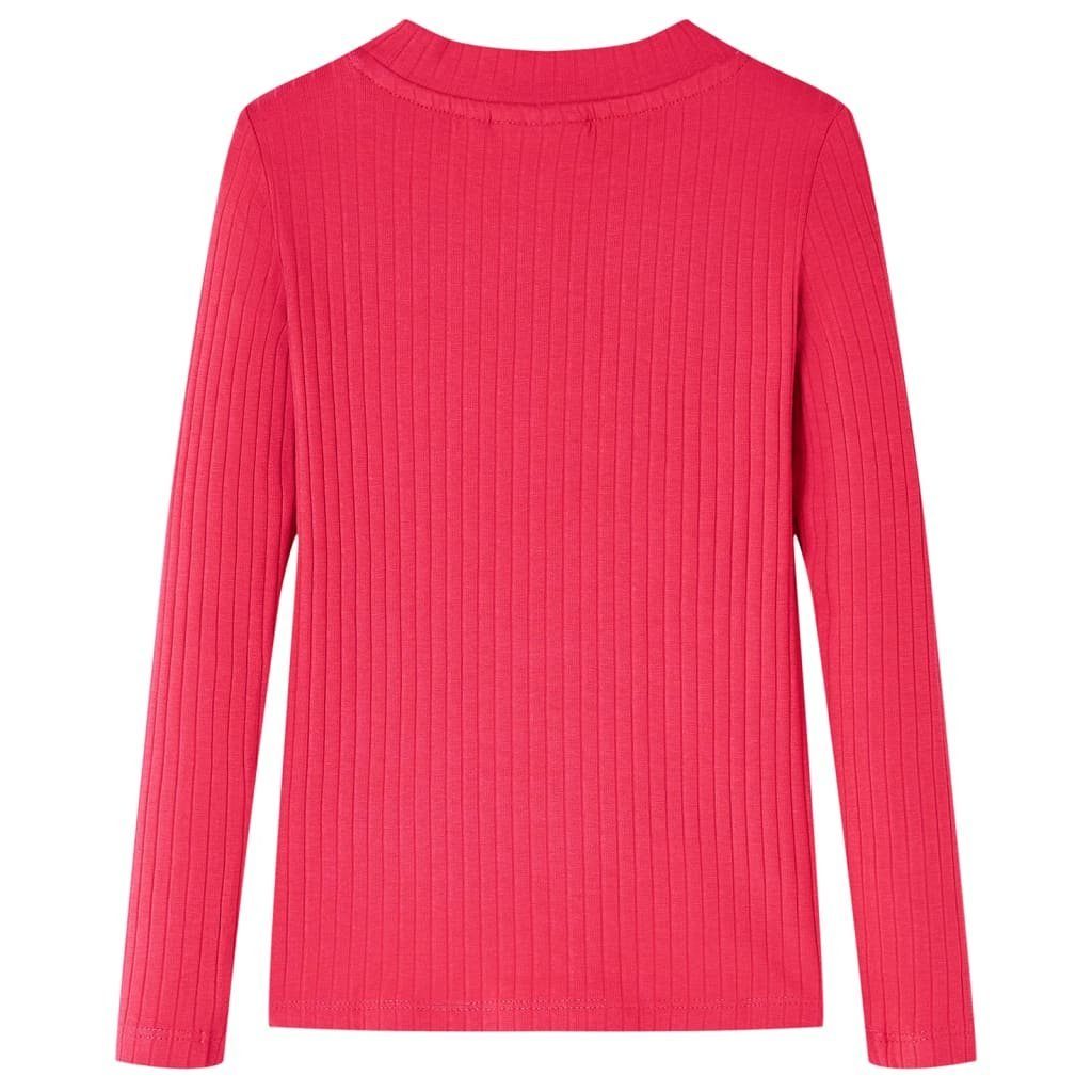vidaXL Langarmshirt Kinder-Langarmshirt Knallrosa 116