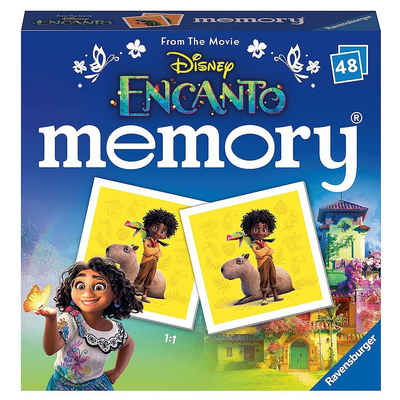 Ravensburger Spiel, Memory Mini Memory® Disney Encanto 48 Bildkarten Ravensburger