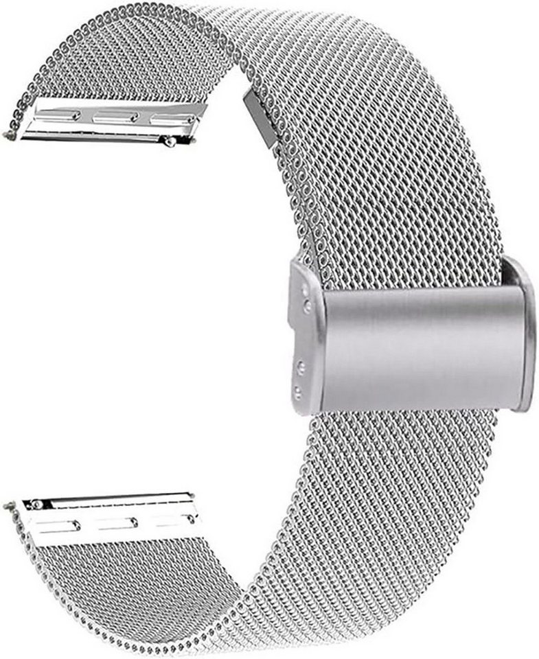 Forrlite Uhrenarmband Uhrenarmband, Armband Smartwatch, Ersatz Edelstahl Metallgitterband, Watch Uhren Ersatzband Für Damen Herren 22mm