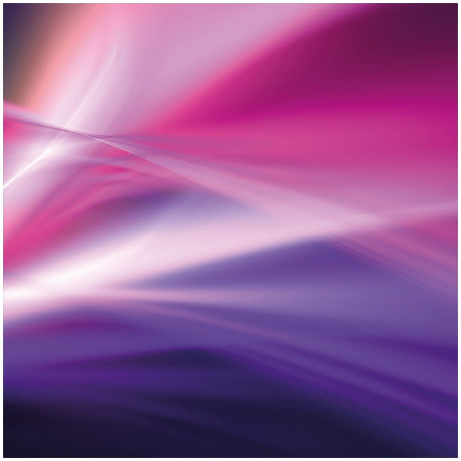 Wallario Memoboard Abstrakte Formen und Linien in pink lila
