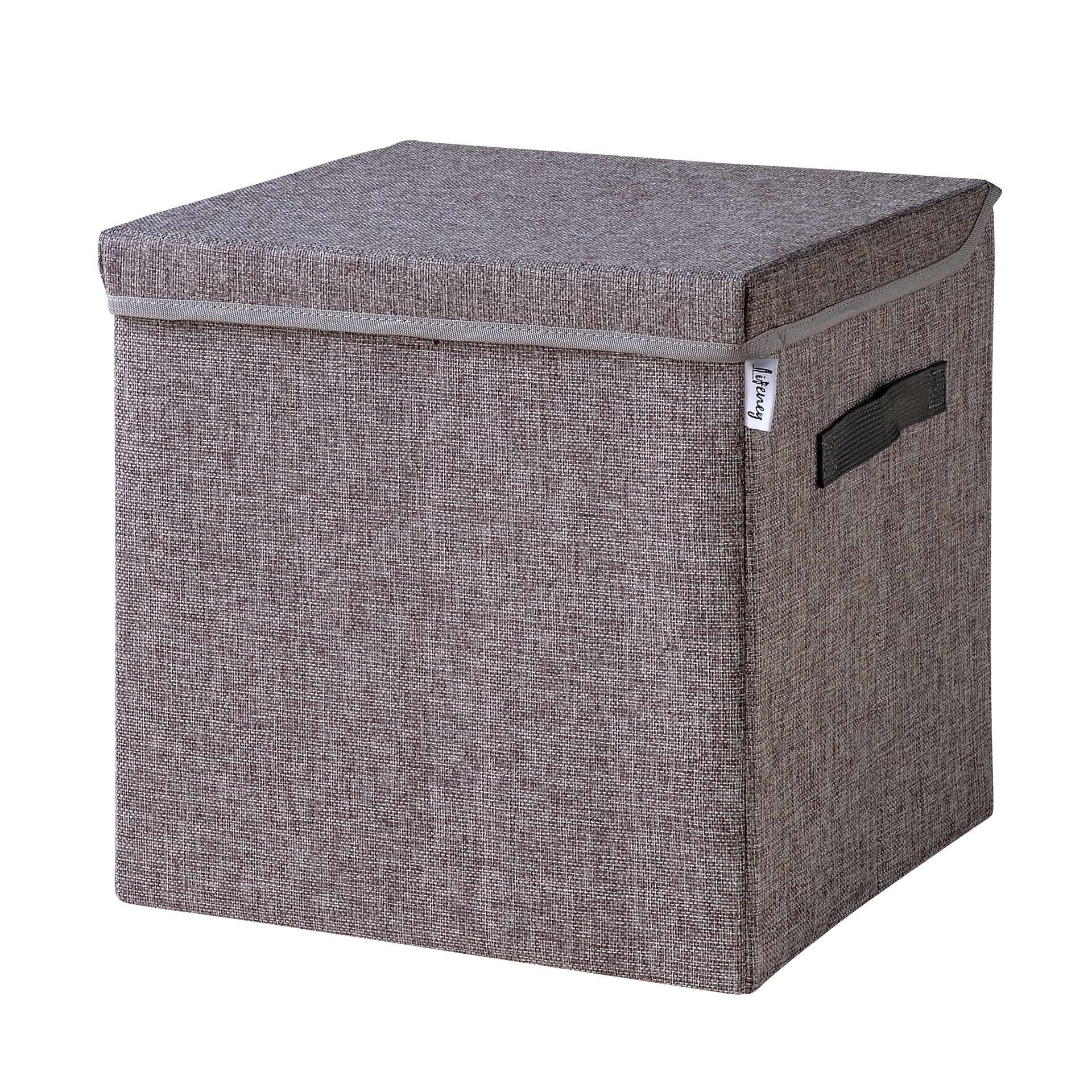 Lifeney Faltbox Aufbewahrungsbox mit Deckel, Natur günstig online kaufen