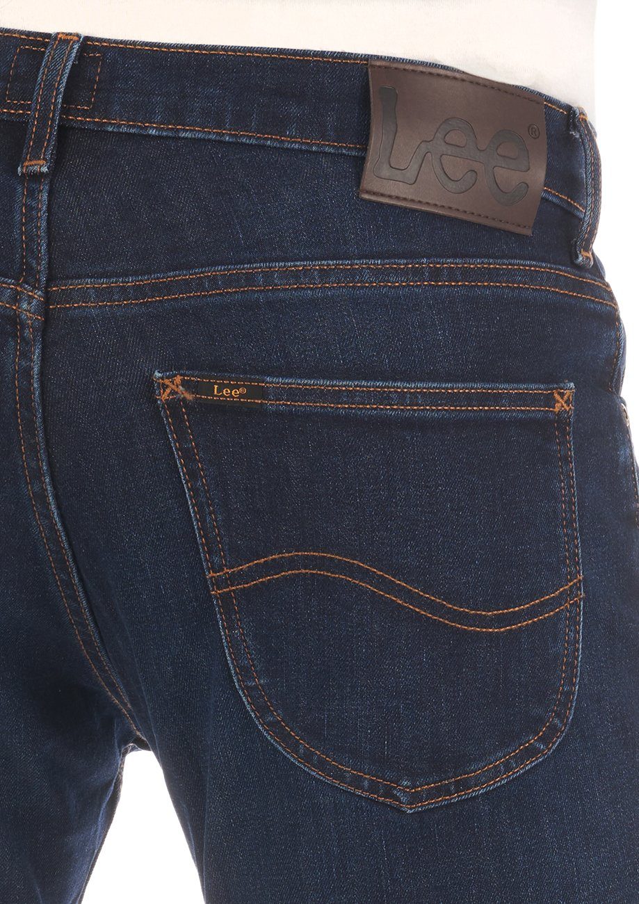 Lee® Bootcut-Jeans Herren Jeanshose mit Hose Dark Denver Boot (LSS1HDBU3) Denim Stretch Blue Elko Cut