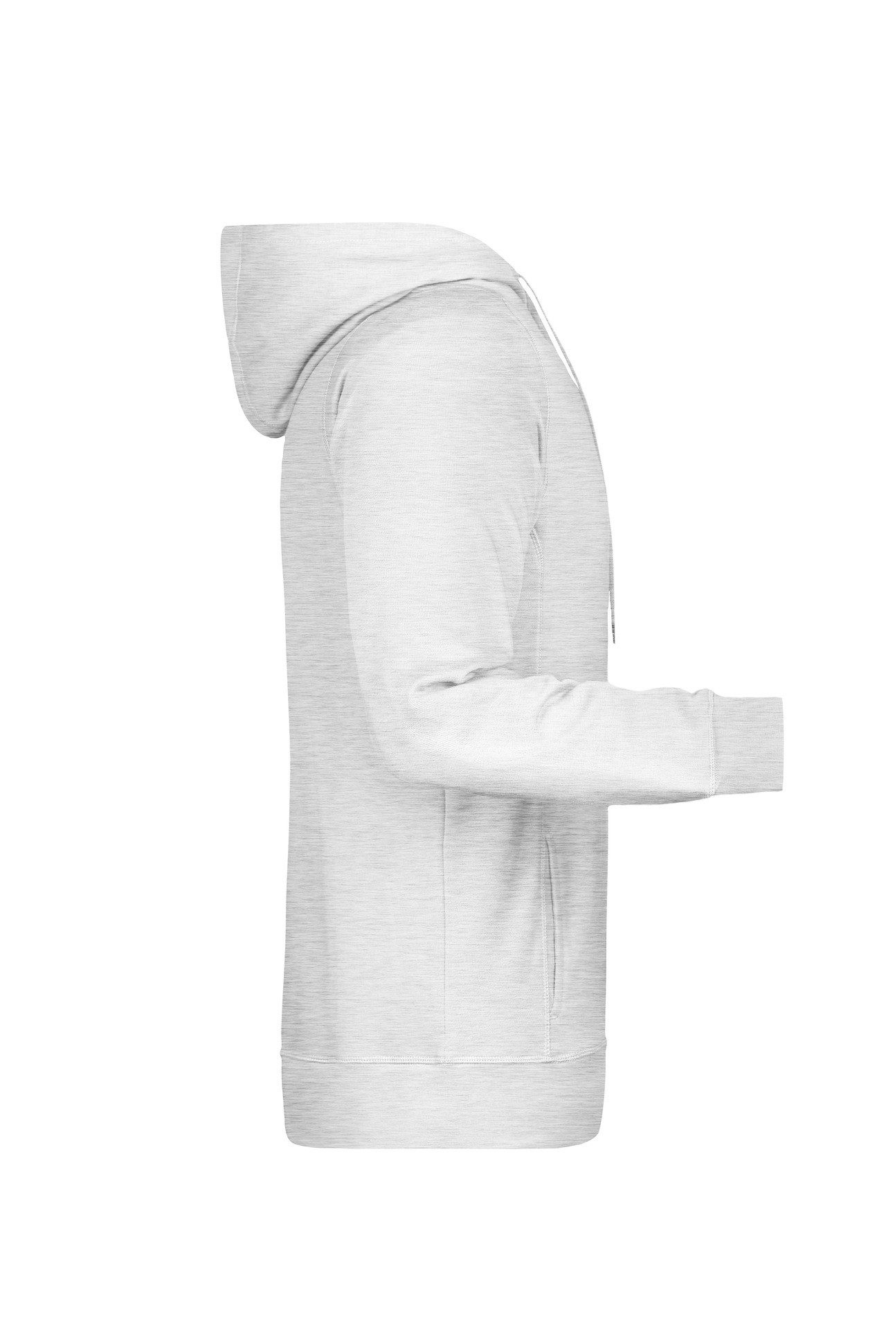 James & Nicholson Kapuzensweatshirt Hochwertiger Herren Kapuzensweat aus Bio-Baumwolle 8024 Hochwertige Sweat-Qualität mit angerauter Innenseite – Bild 4 von 4