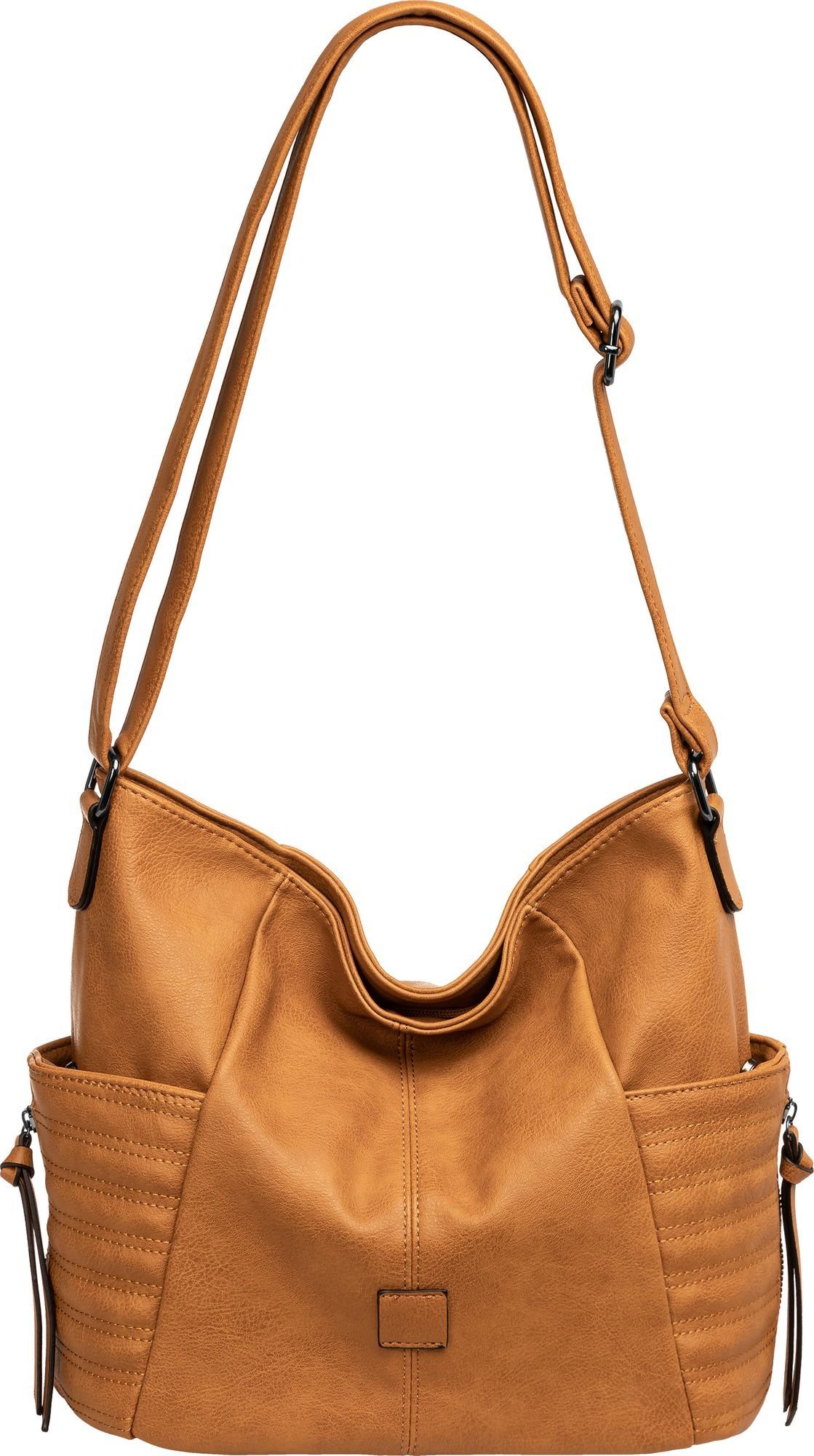 Caspar Umhängetasche TS1073 mittelgroße sportliche Damen Crossbody Bag ...