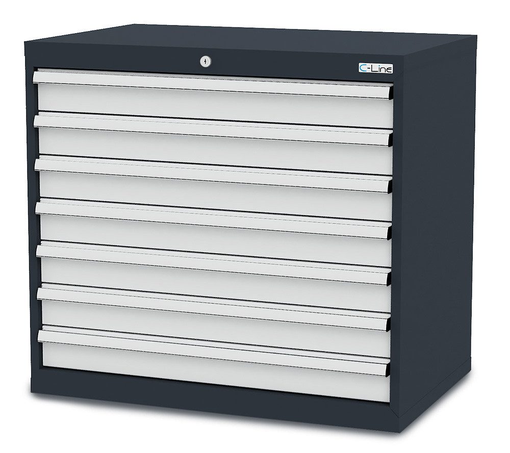 Simplaflex Werkzeugschrank Simplaflex Schubladenschrank, 7 Schubladen, BxTxH 900x575x820 mm