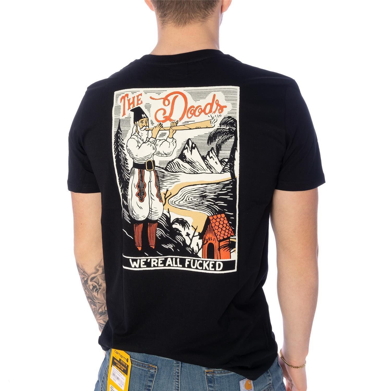 The Dudes T-Shirt T-Shirt The Dudes All Fucked (1-tlg) Großer "The Dudes" Logo-Print auf der Rückseite
