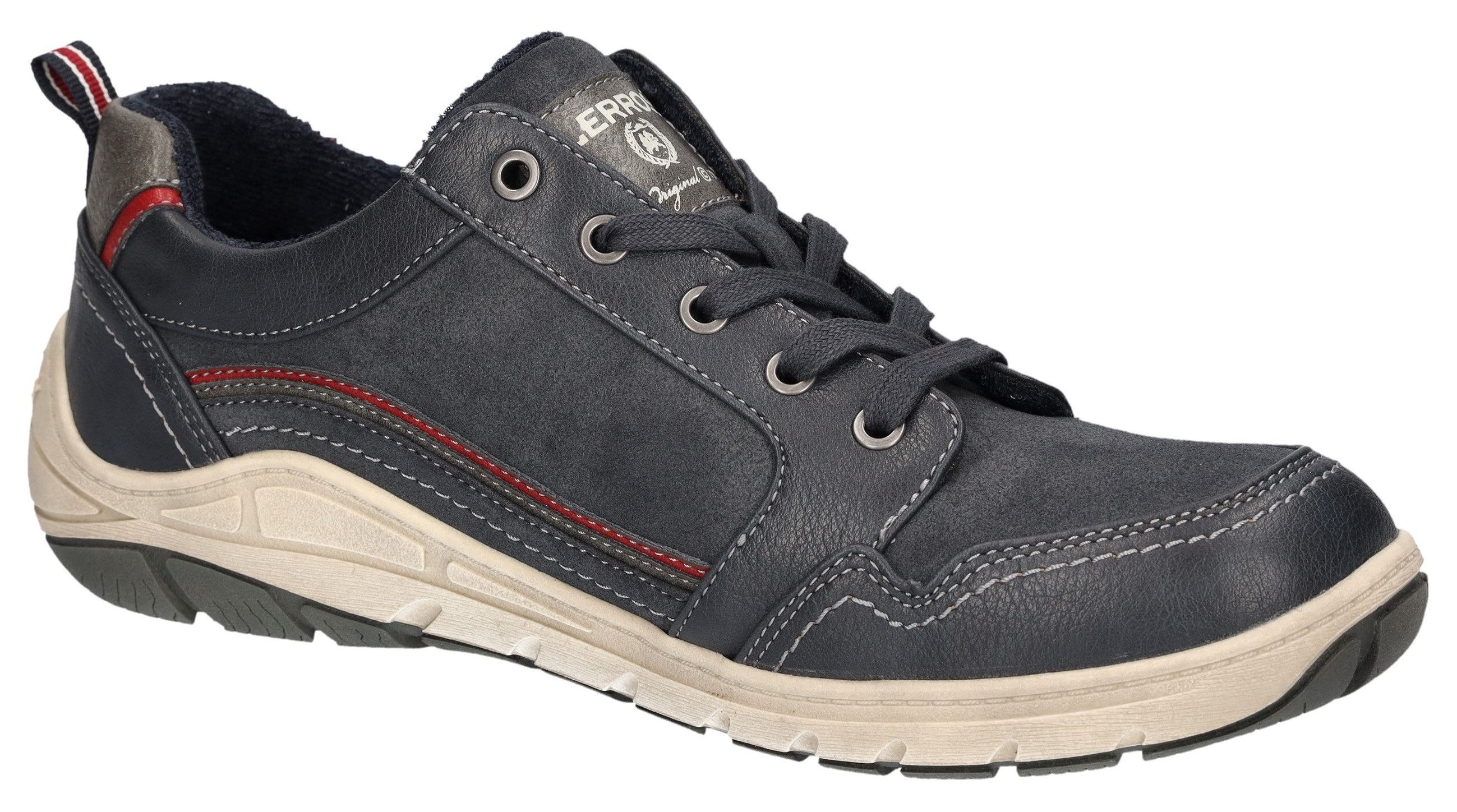 LERROS Sneaker Schnürschuh, Freizeitschuh, Halbschuh mit Reißverschluss