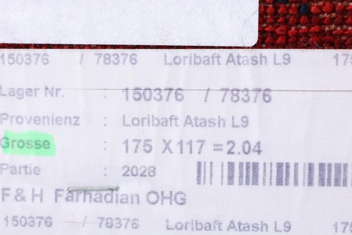 Nain Perser 118x174 12 Orientteppich rechteckig, mm Höhe: Atash Handgeknüpfter Loribaft Gabbeh Trading, Moderner,