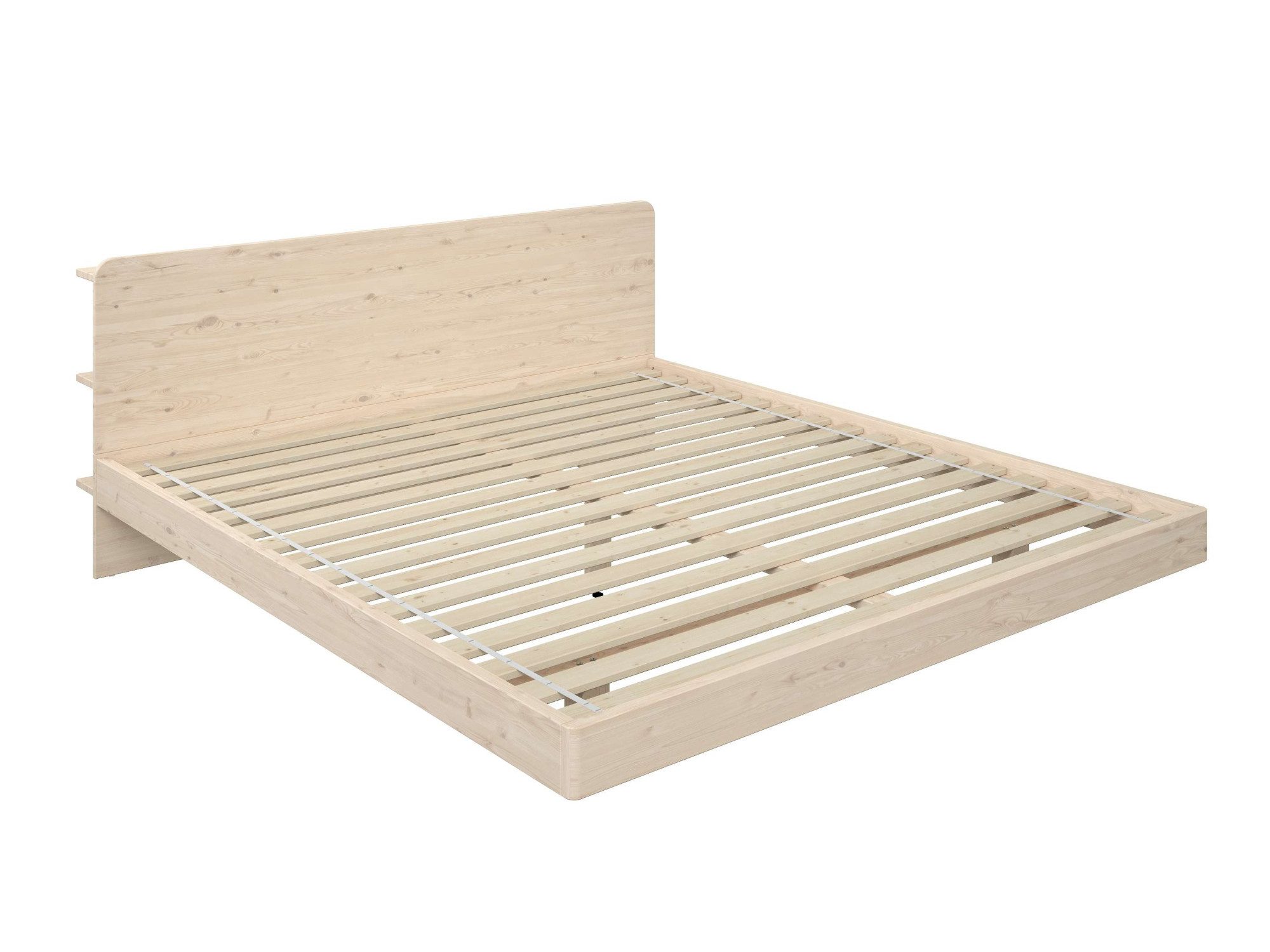 OTTO home Massivholzbett Amaliah Schwebebett, versteckte Regale hinter dem günstig online kaufen