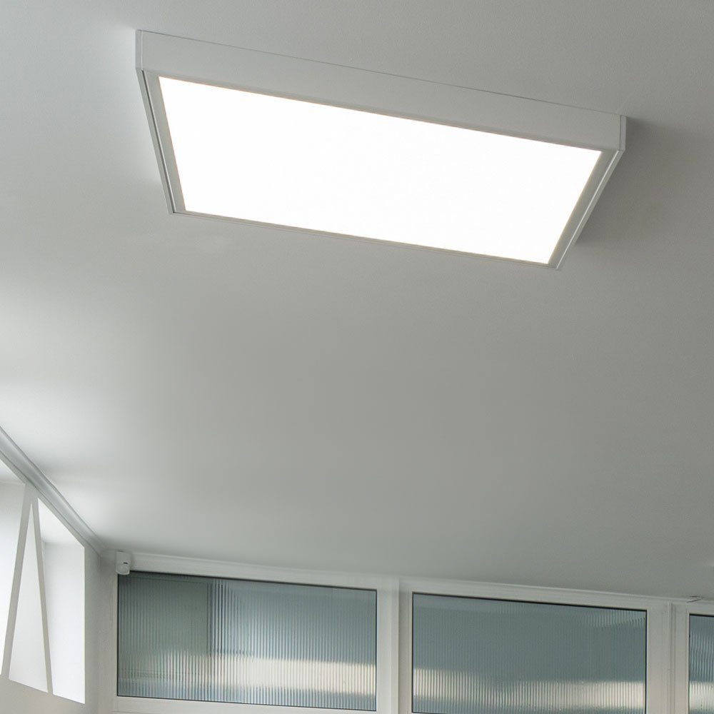 4x LED Decken Panel Ein Aufbau Raster Leuchten ULTRA SLIM Tages-Licht Lampen 