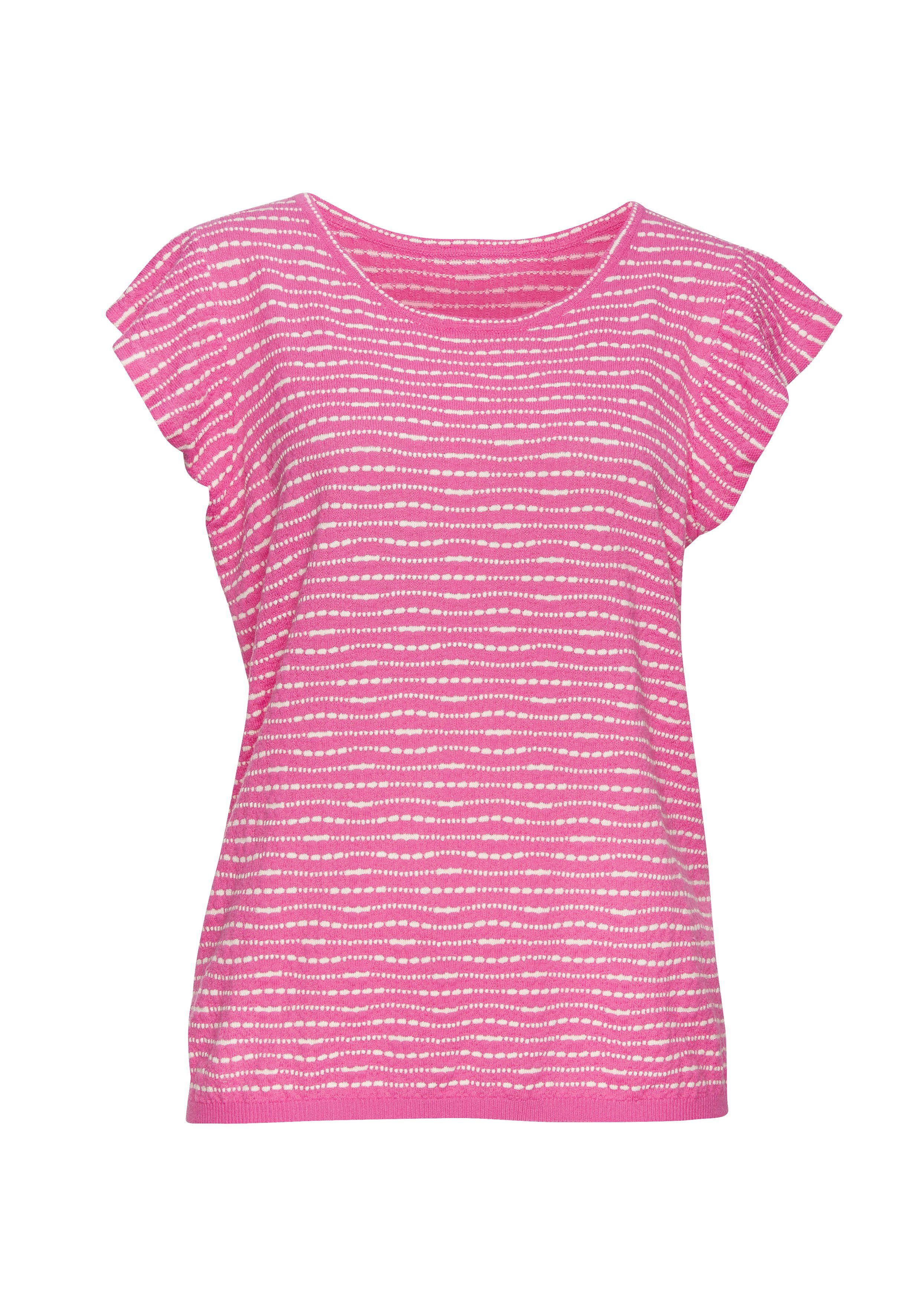 Vivance Rundhalsshirt mit Streifenstruktur aus leichter Feinstrickqualität. € 34,99, (€ 34,99 pro 1 Stk).