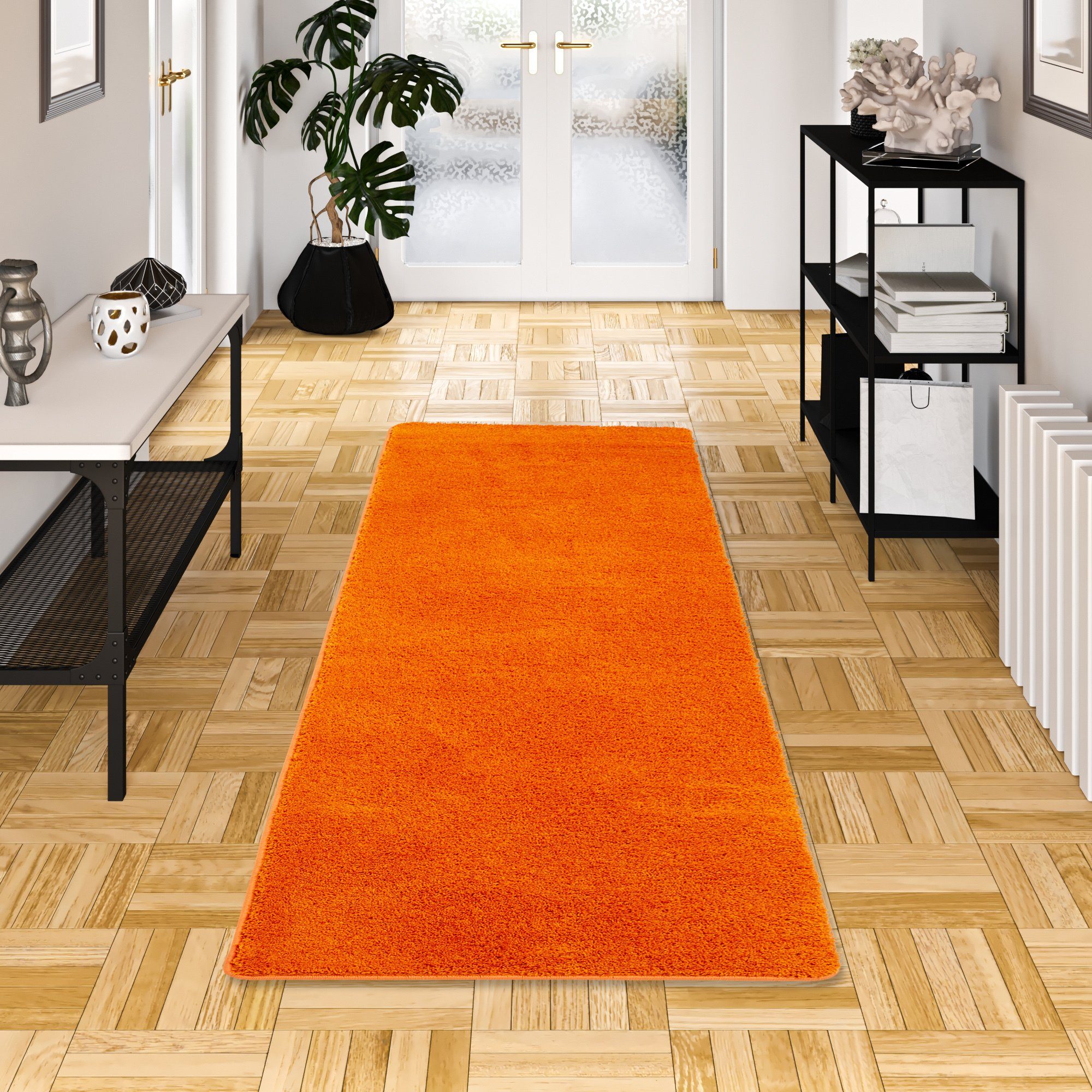 Läufer Hochflor Shaggy Läufer Teppich Palace, Snapstyle, Rechteckig, Höhe: 36 mm