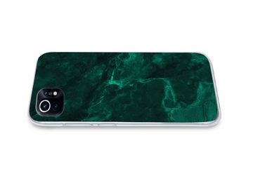 MuchoWow Handyhülle Marmor - Limone - Grün - Strukturiert - Marmoroptik, Phone Case, Handyhülle Xiaomi Mi 11, Silikon, Schutzhülle