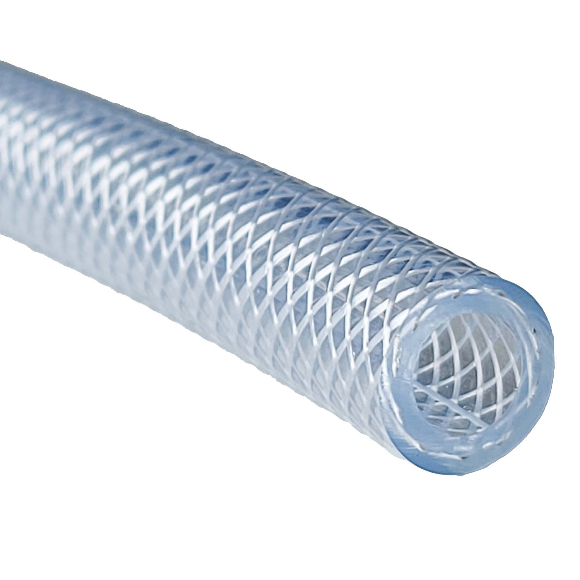 Schlauch PVC-Schlauch mit Textileinlage, Transparent