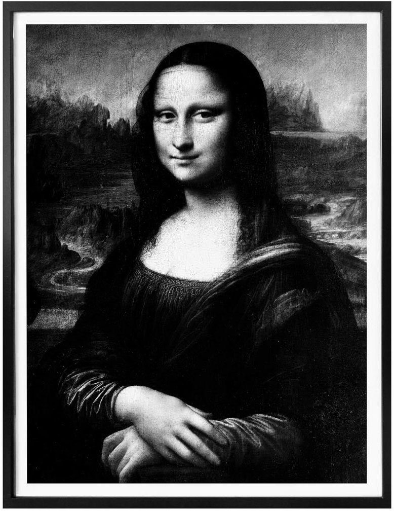 Wall-Art Poster Mona St) Lisa, (1 Menschen